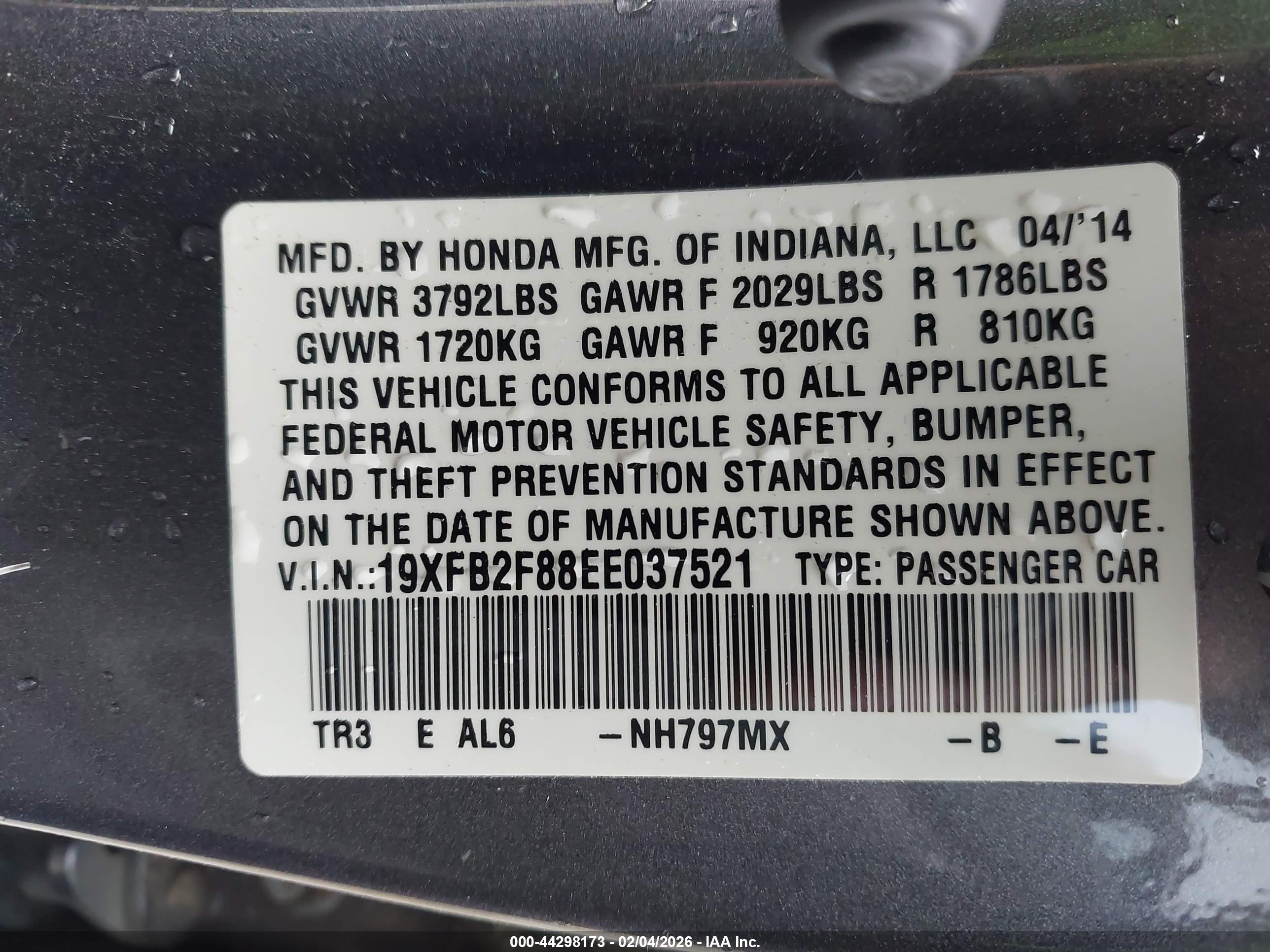 HONDA CIVIC image 9