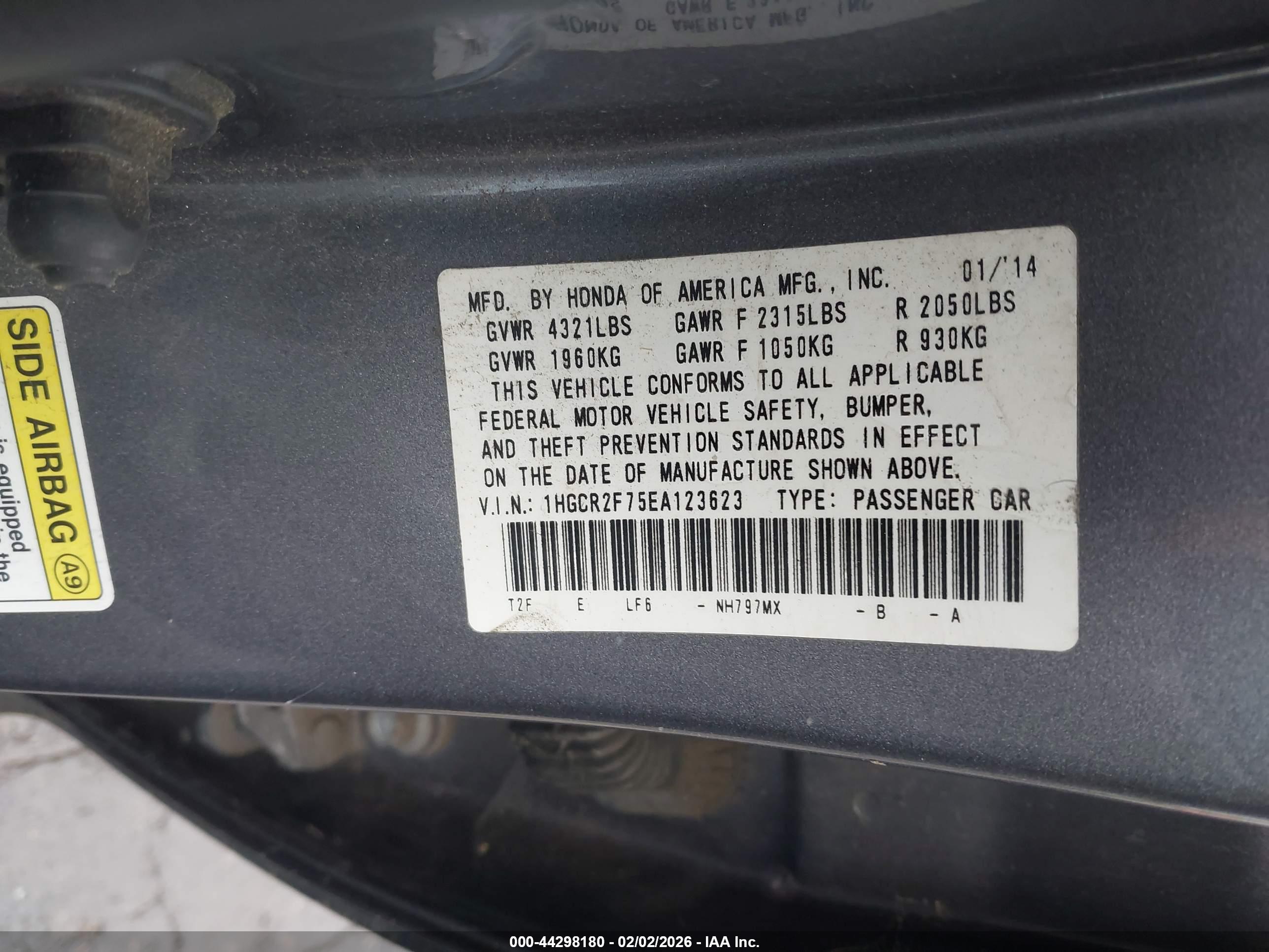 HONDA ACCORD image 9