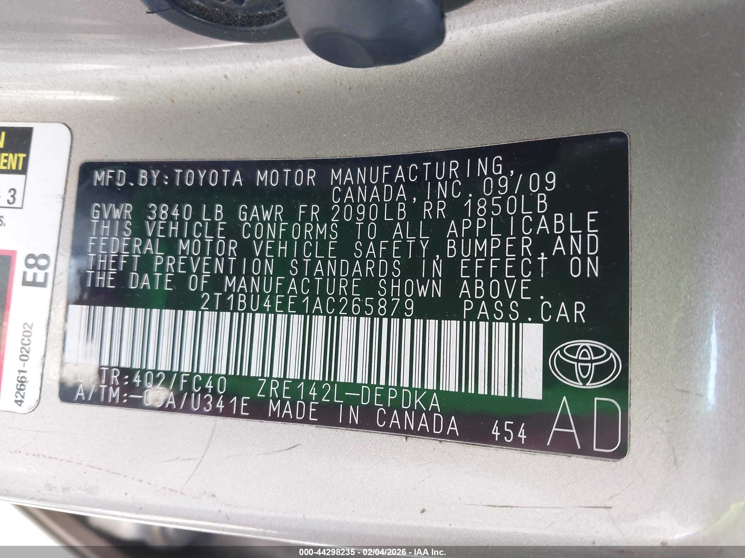 TOYOTA COROLLA image 9