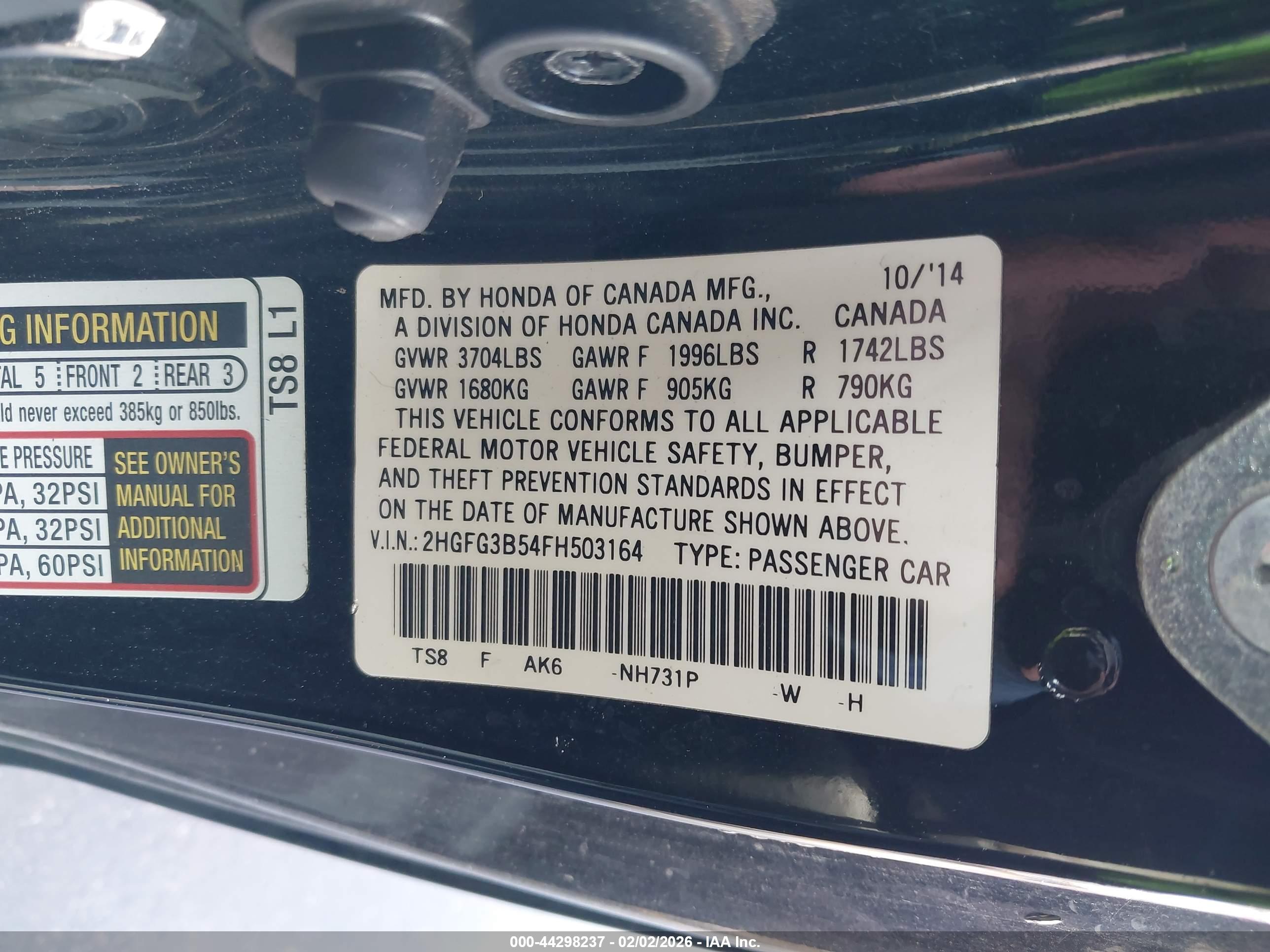 HONDA CIVIC image 9