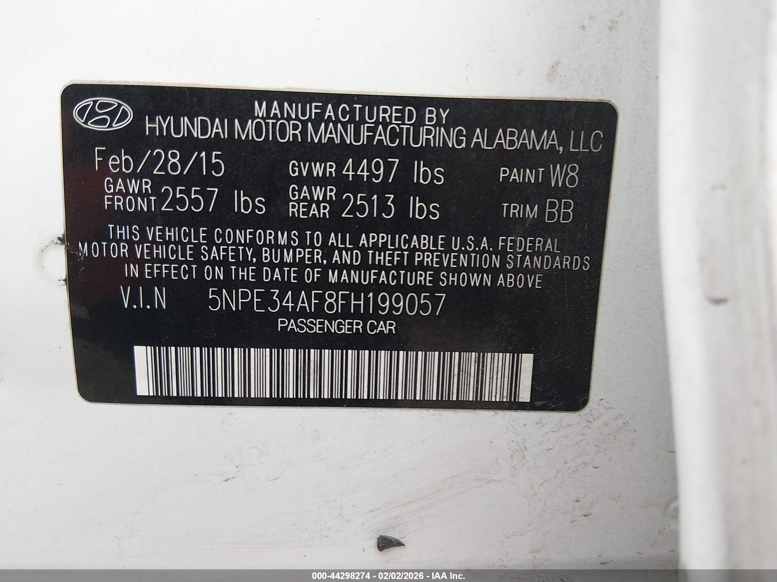 HYUNDAI SONATA image 9
