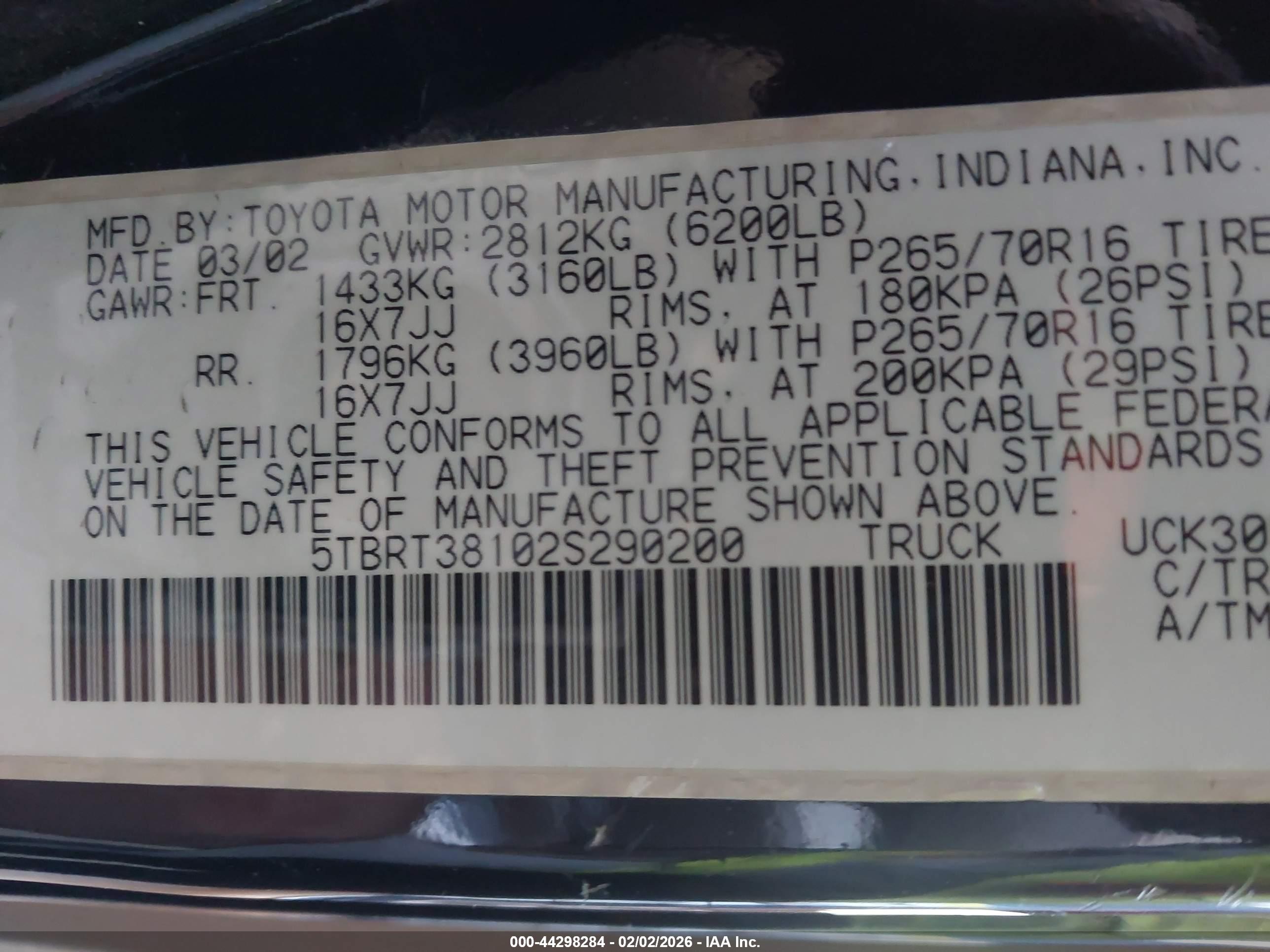 TOYOTA TUNDRA image 9