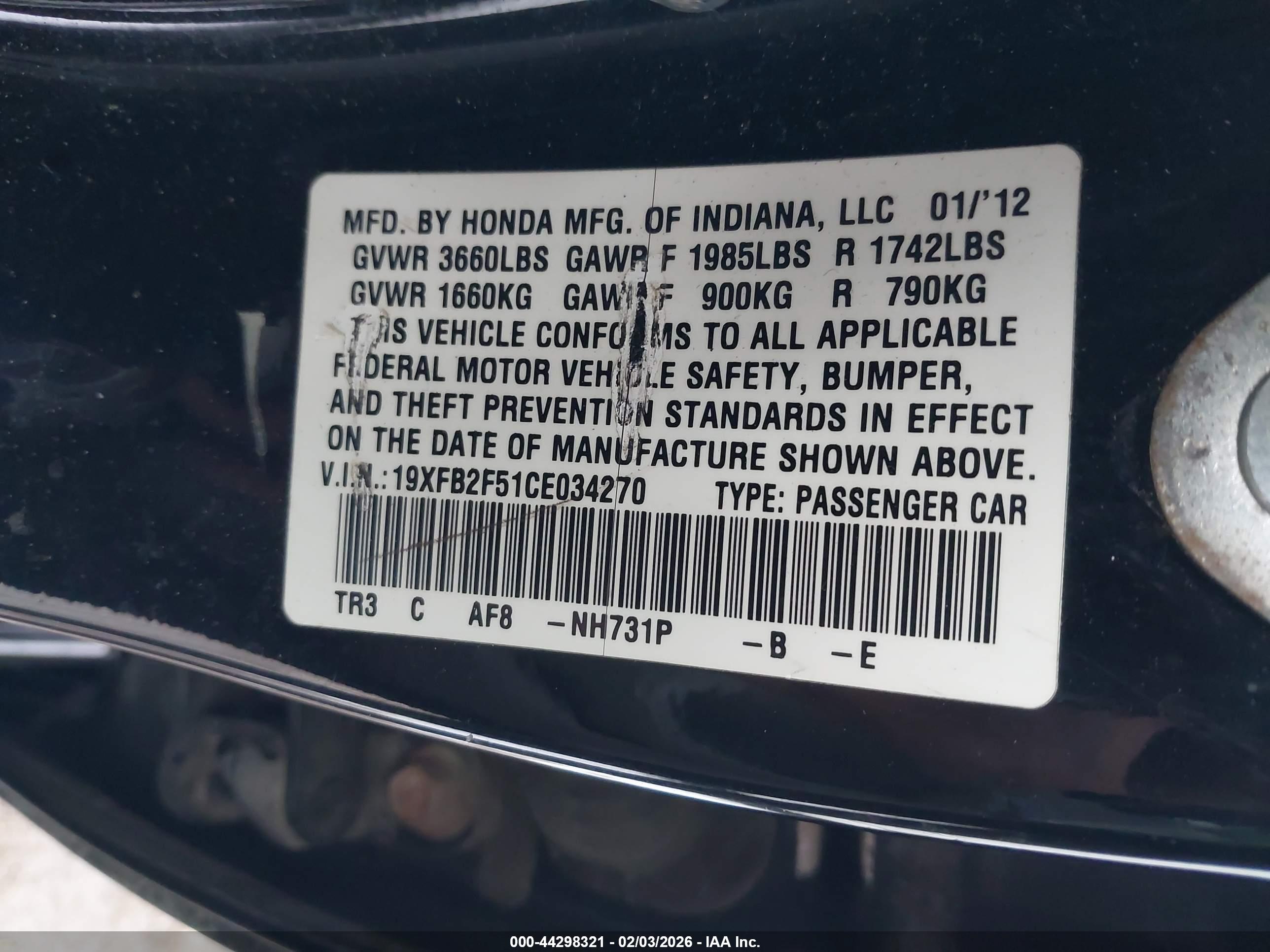 HONDA CIVIC image 9