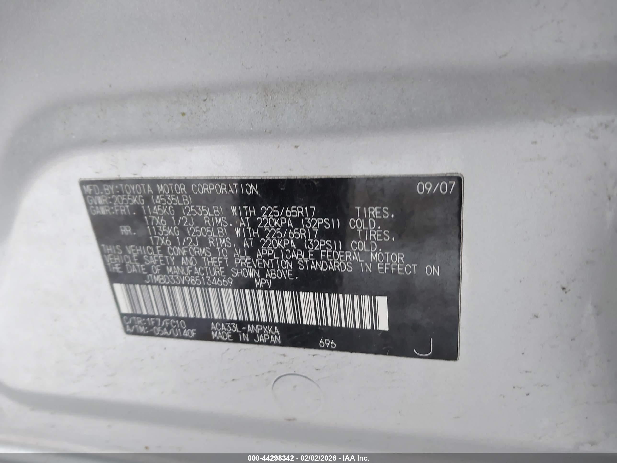 TOYOTA RAV4 image 9