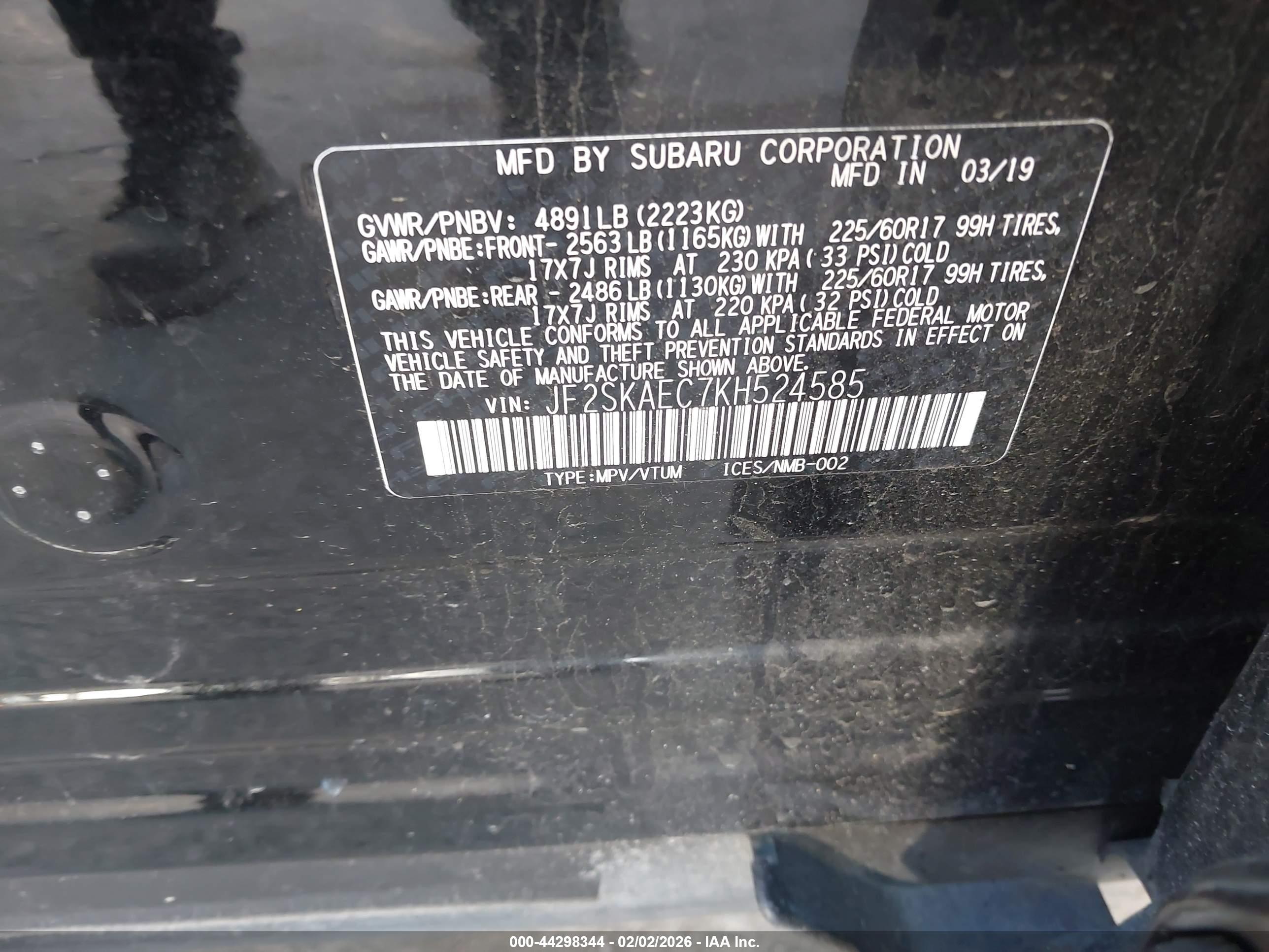 SUBARU FORESTER image 9