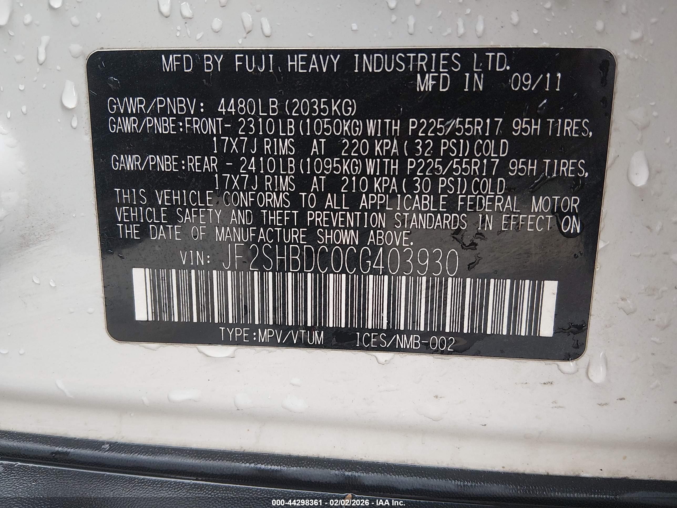 SUBARU FORESTER image 9