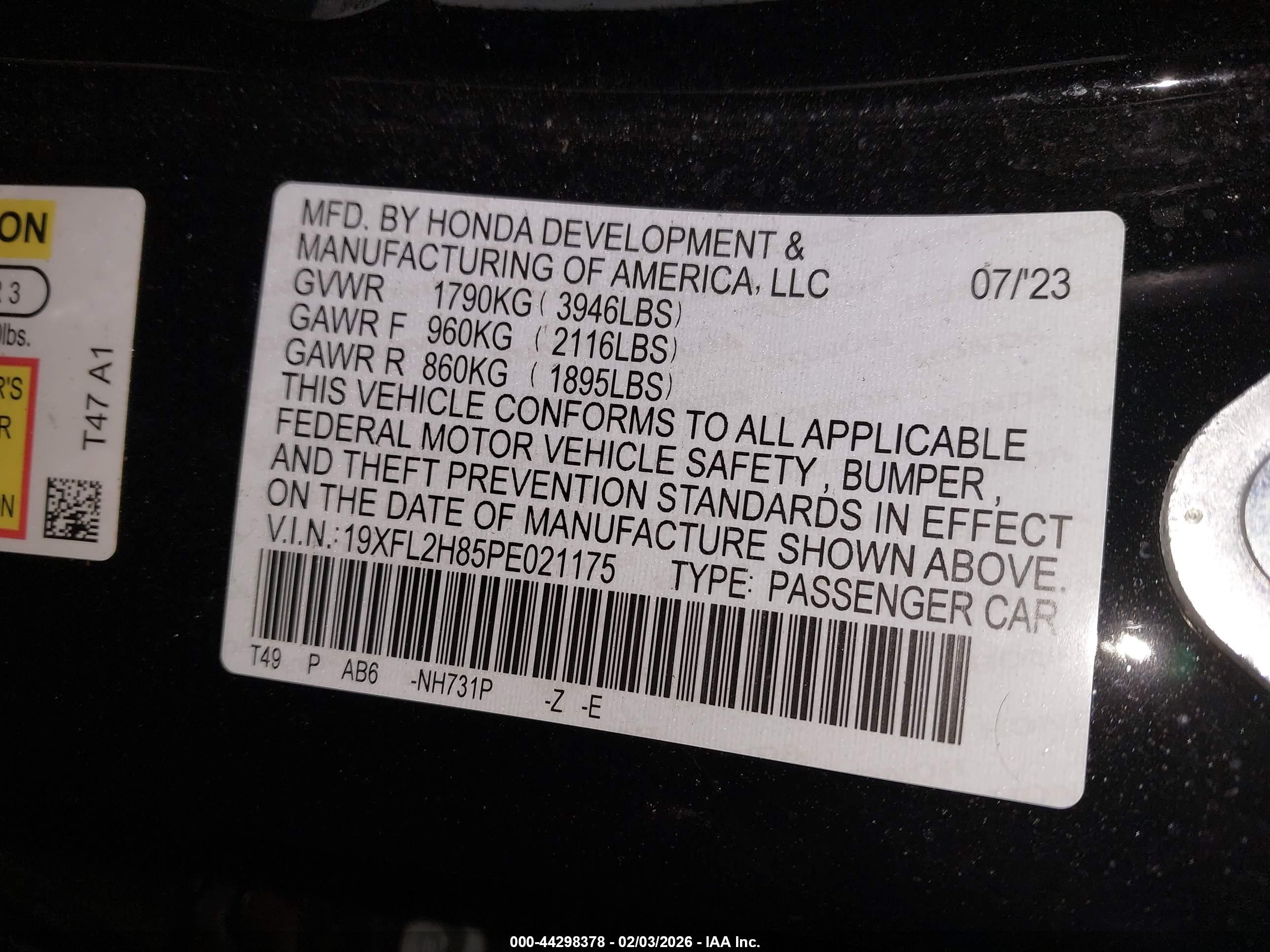 HONDA CIVIC image 9