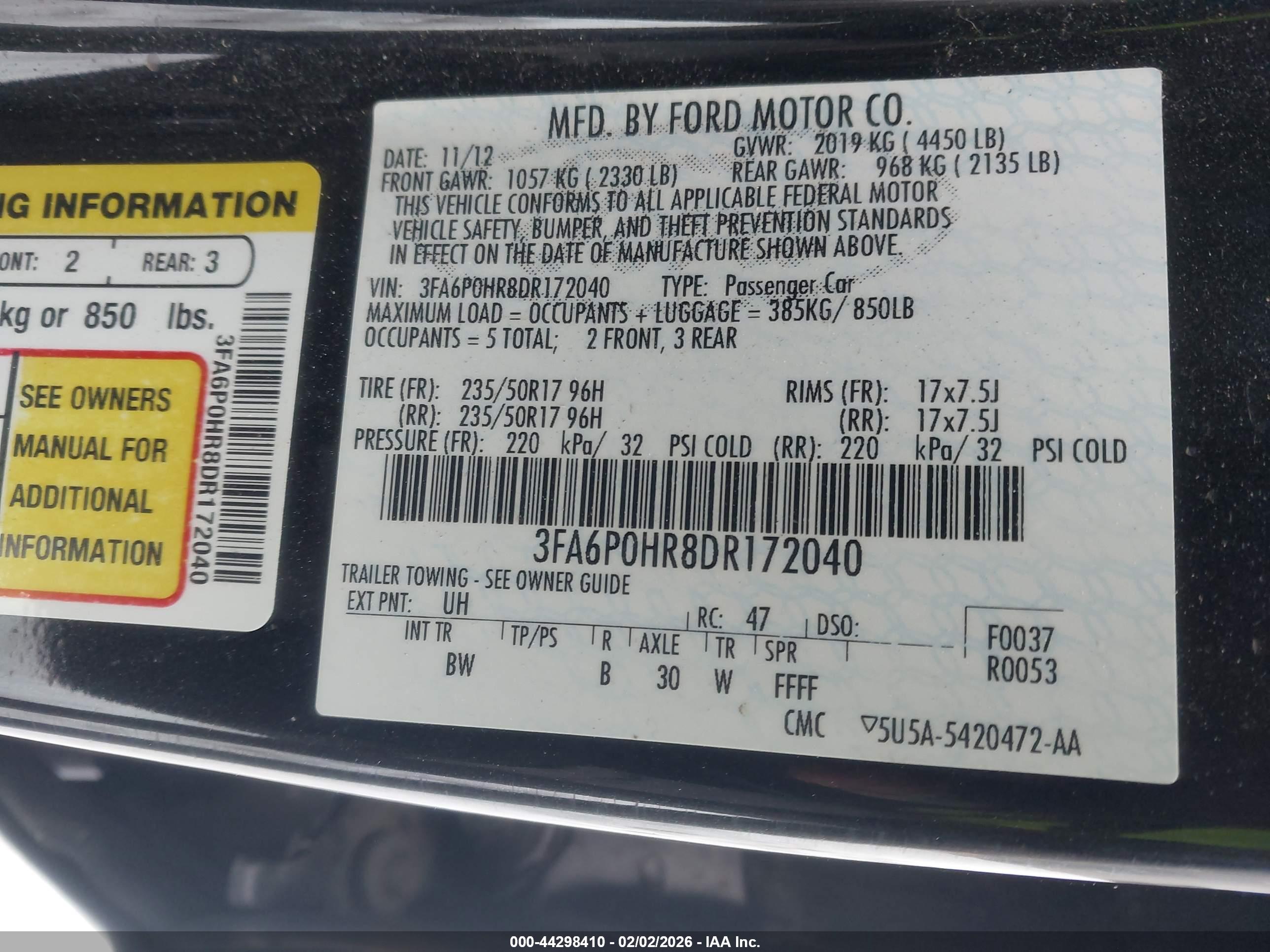 FORD FUSION image 9