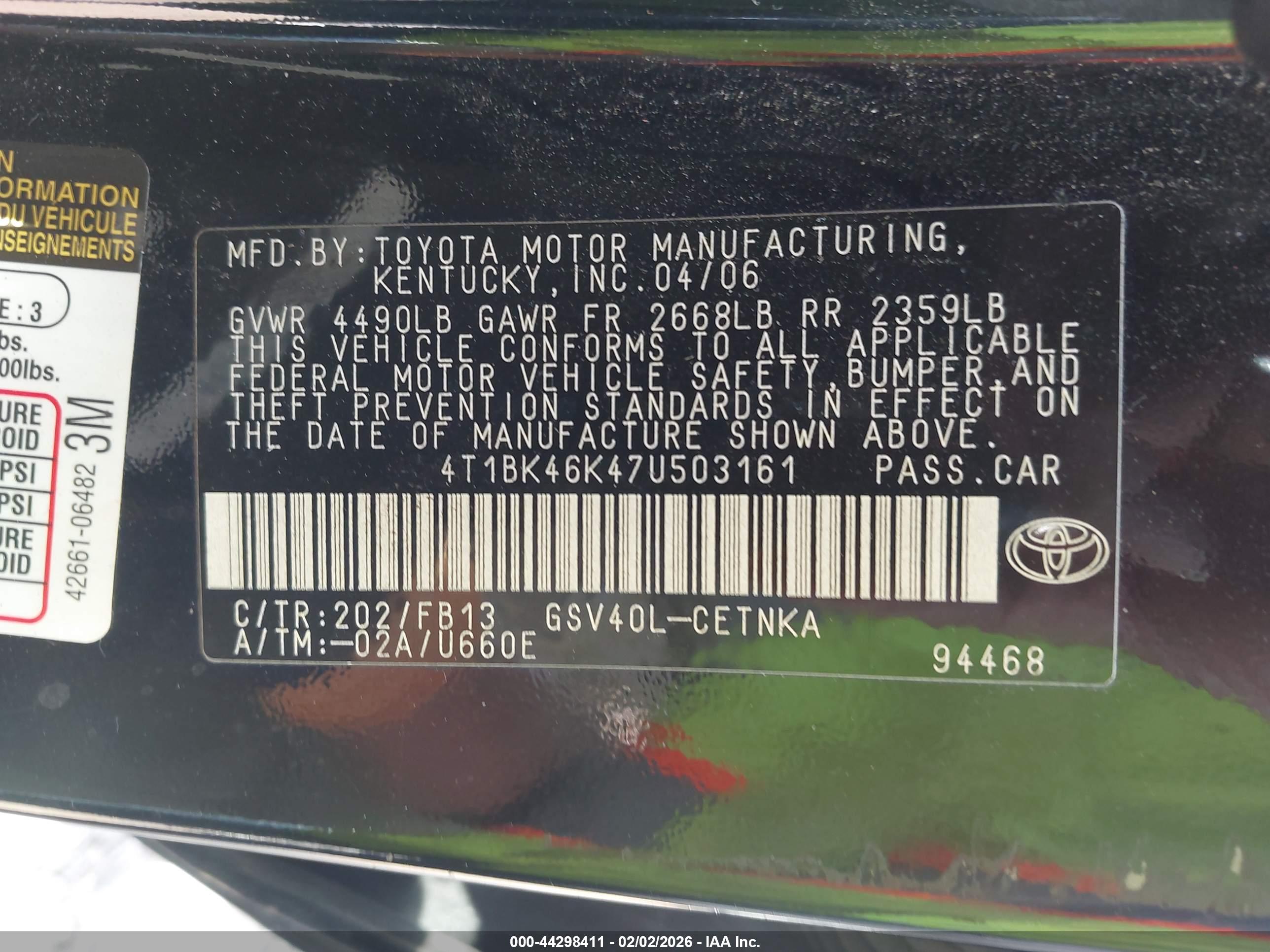 TOYOTA CAMRY image 9