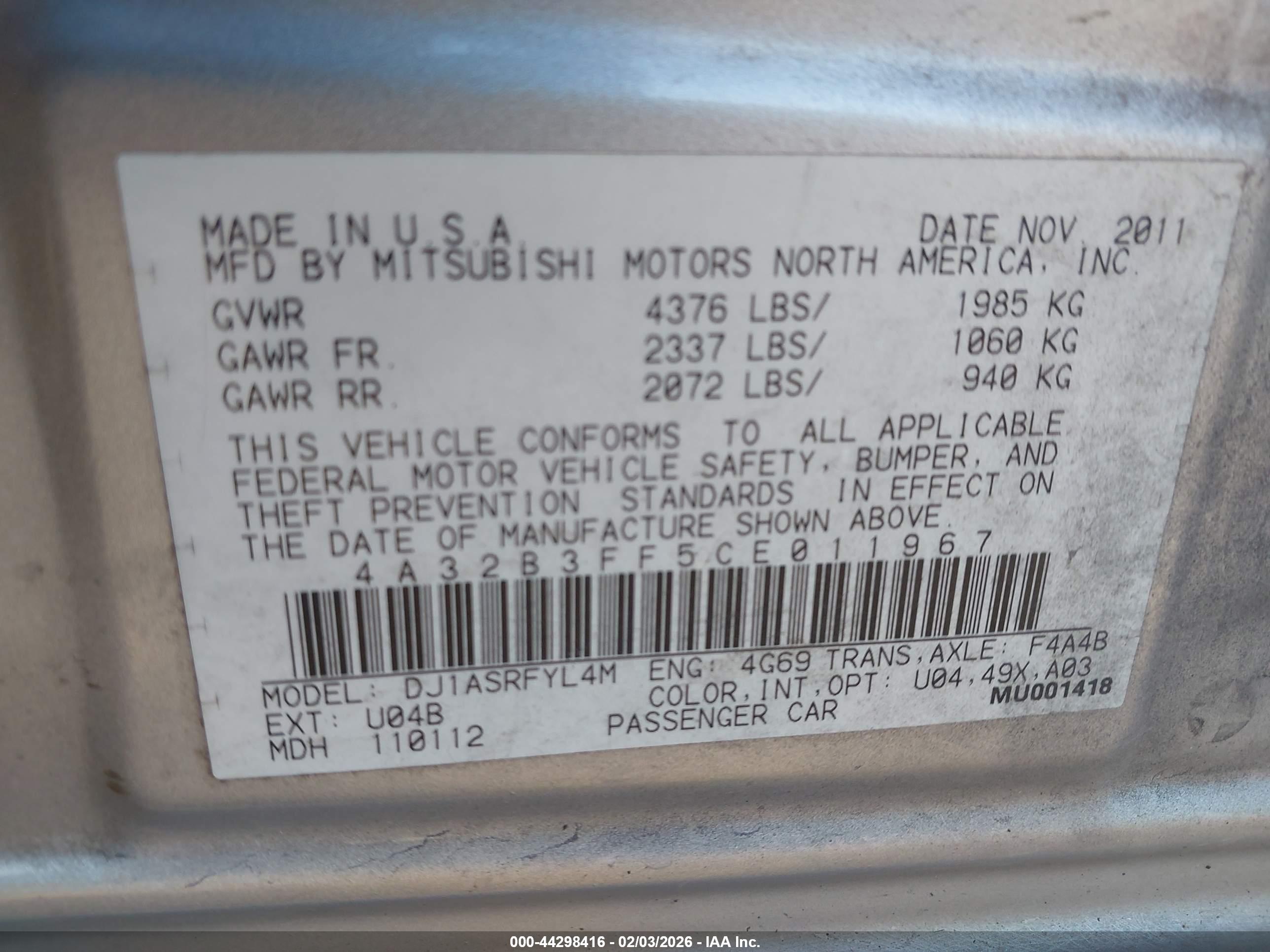 MITSUBISHI GALANT image 9