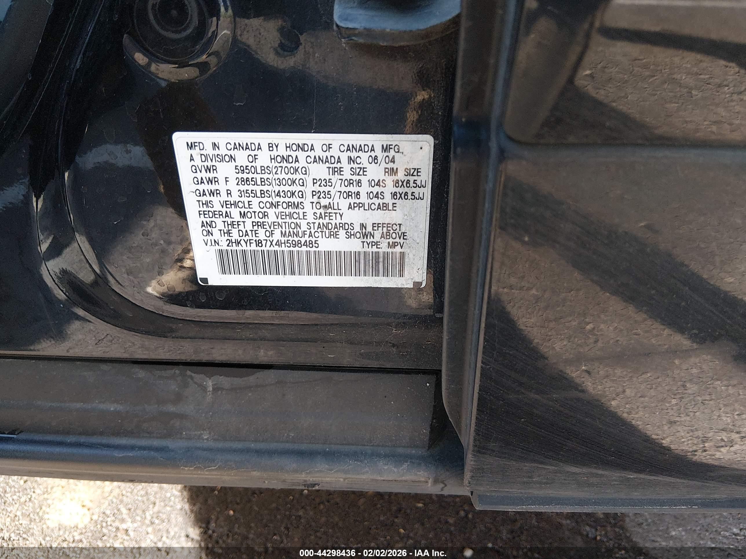HONDA PILOT image 9