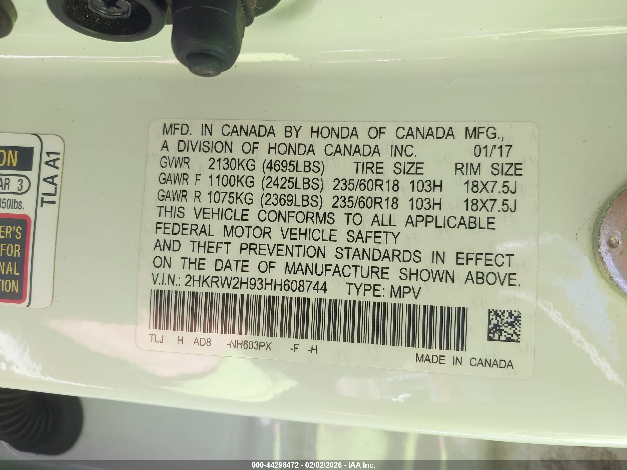 HONDA CR-V image 9