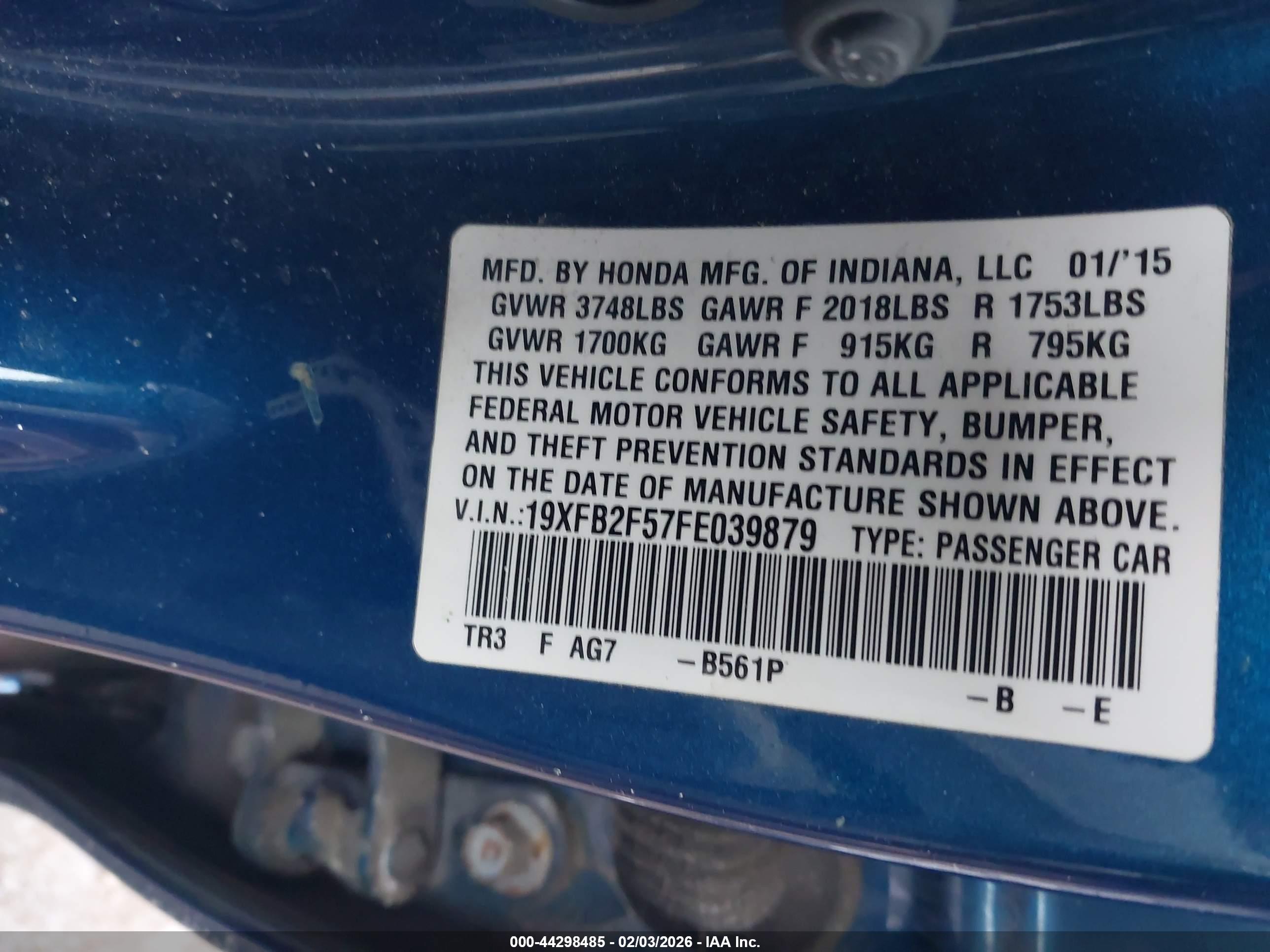 HONDA CIVIC image 9