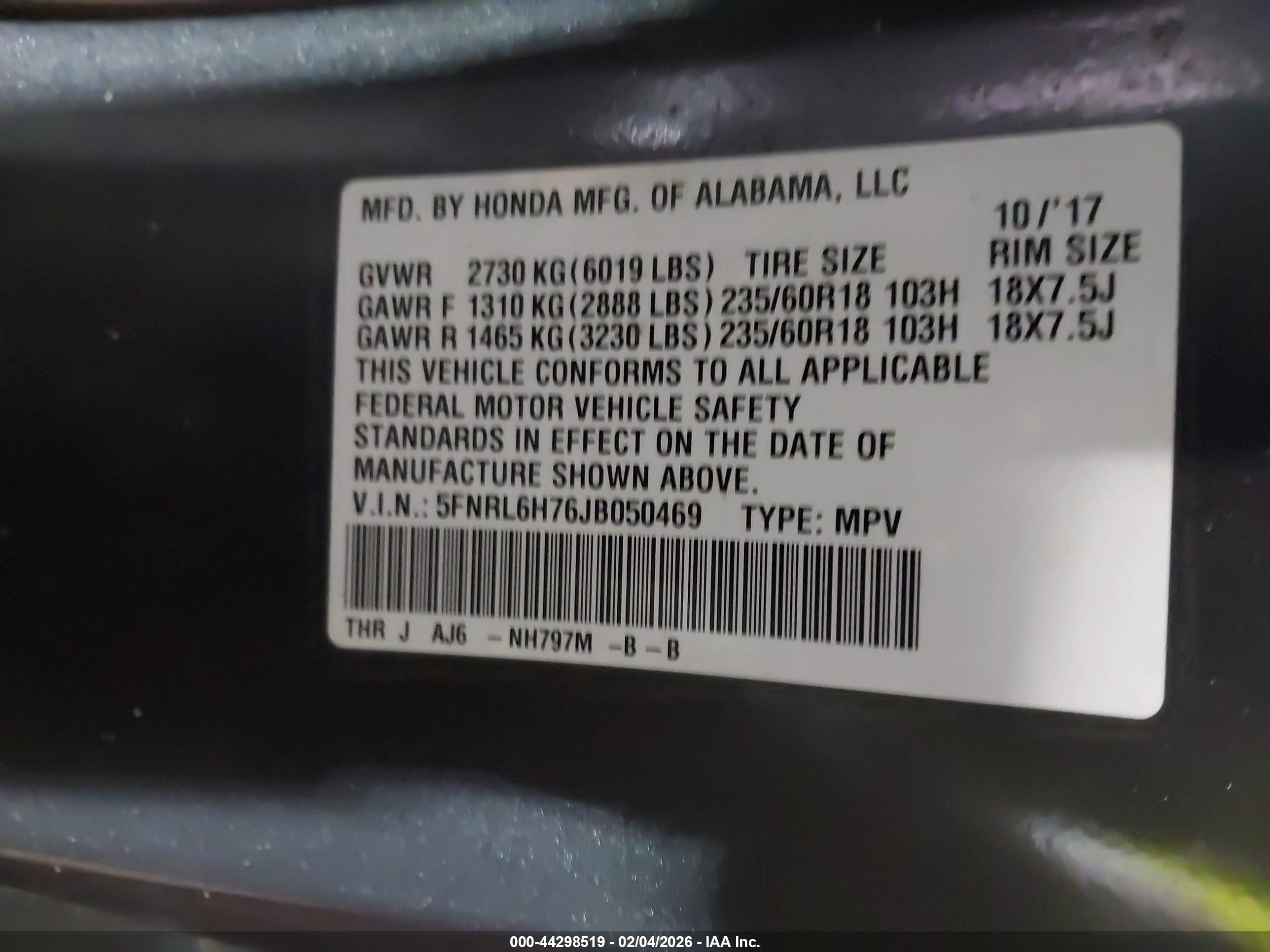 HONDA ODYSSEY image 9