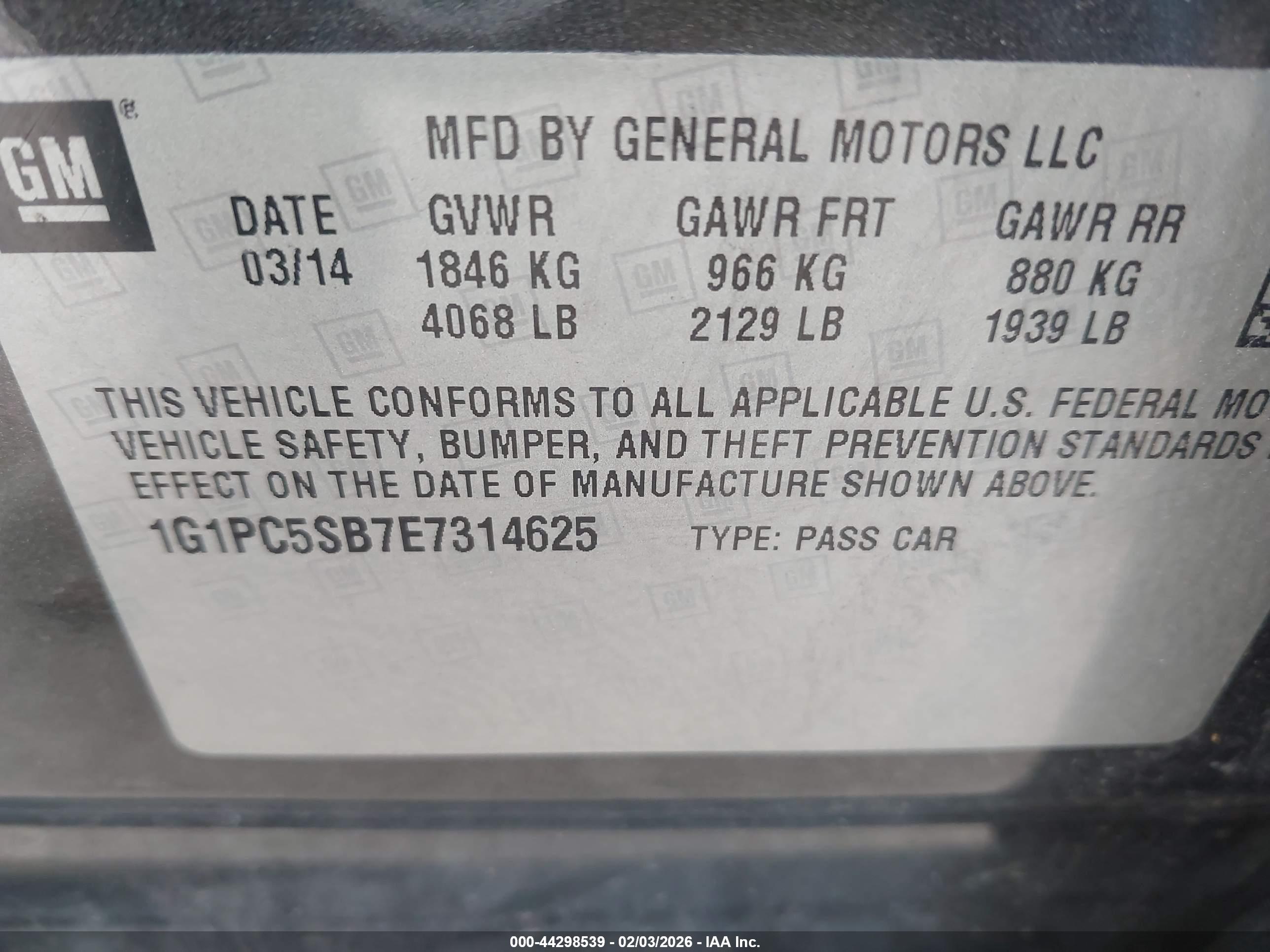 CHEVROLET CRUZE image 9