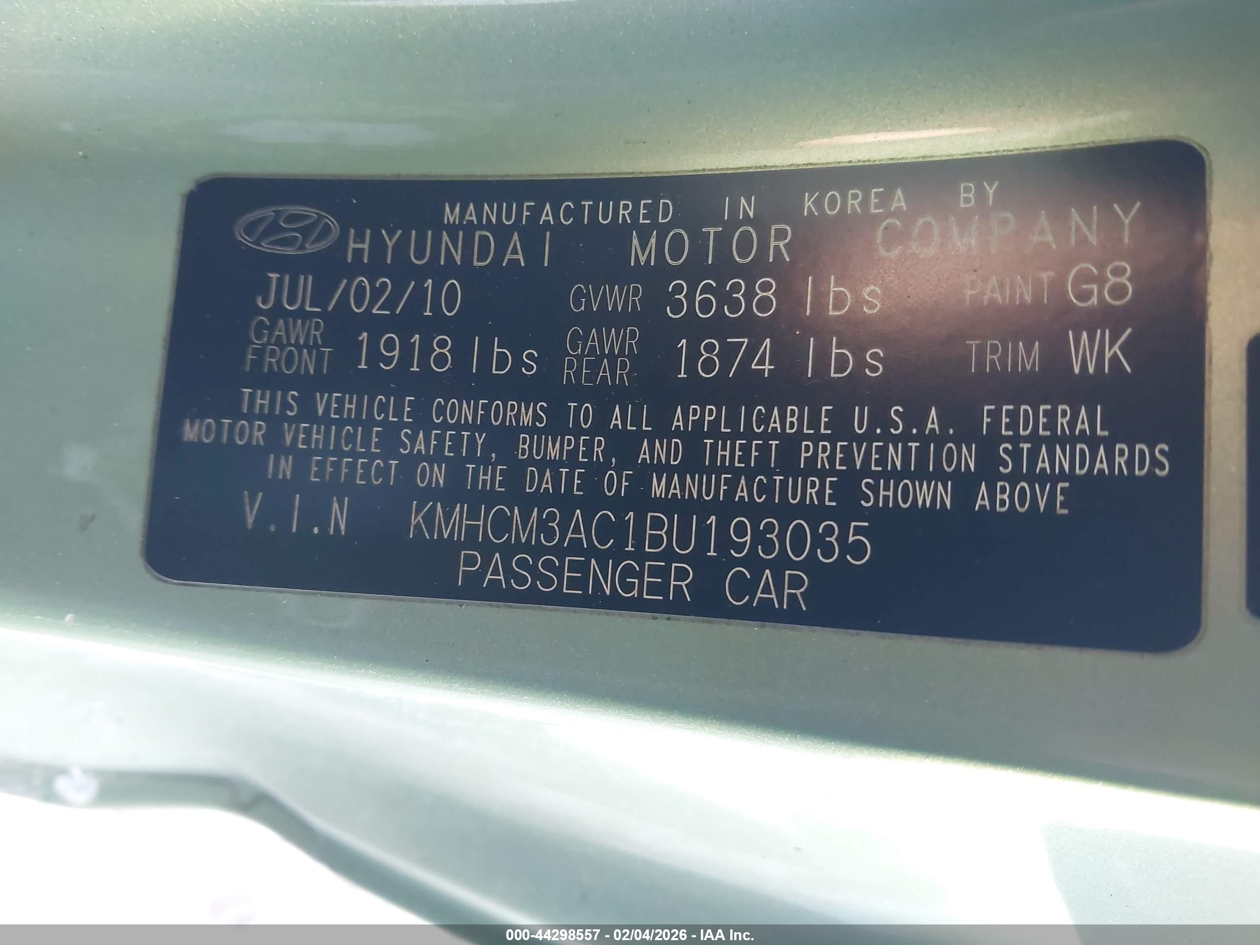 HYUNDAI ACCENT image 9