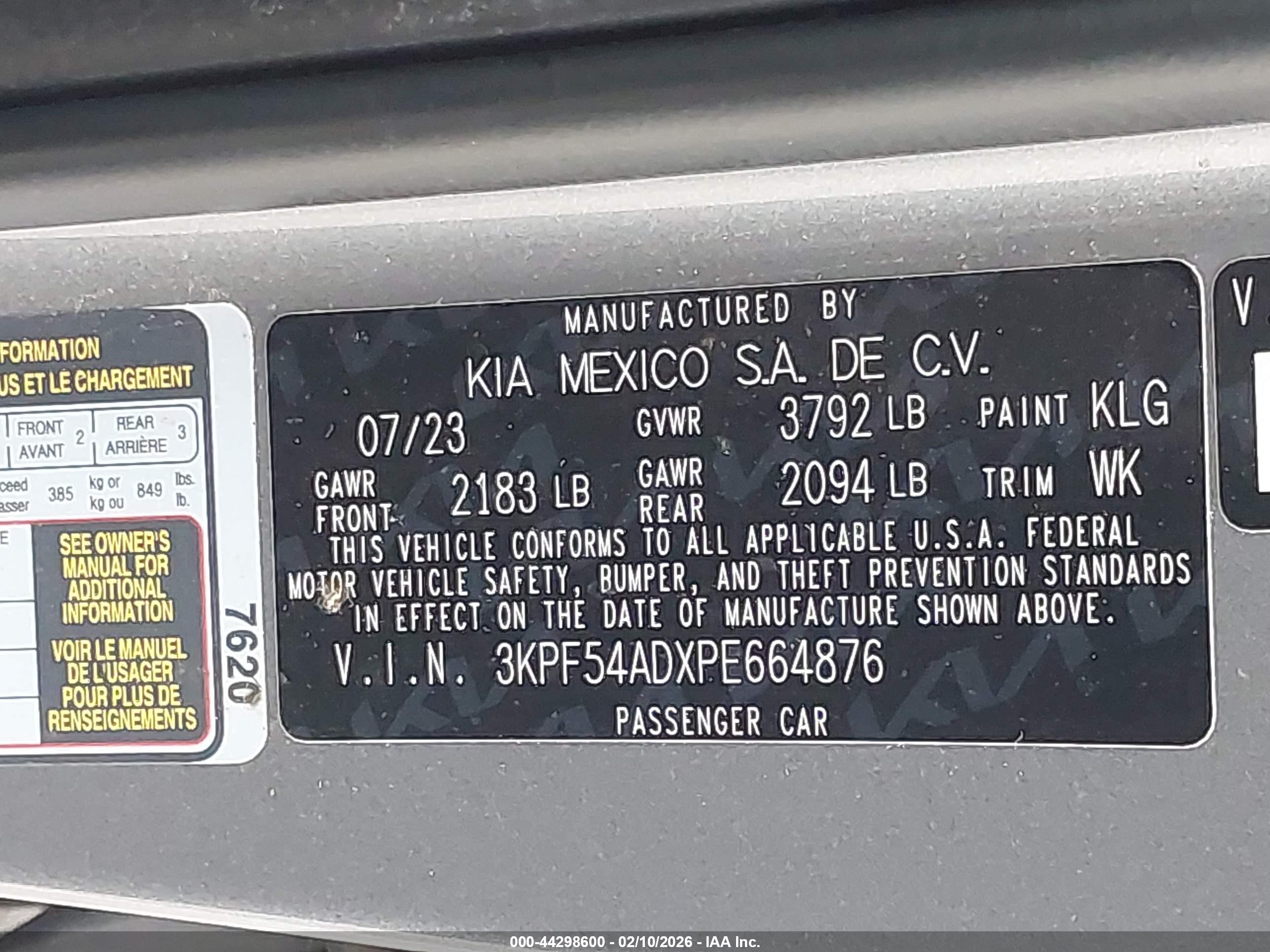 KIA FORTE image 9
