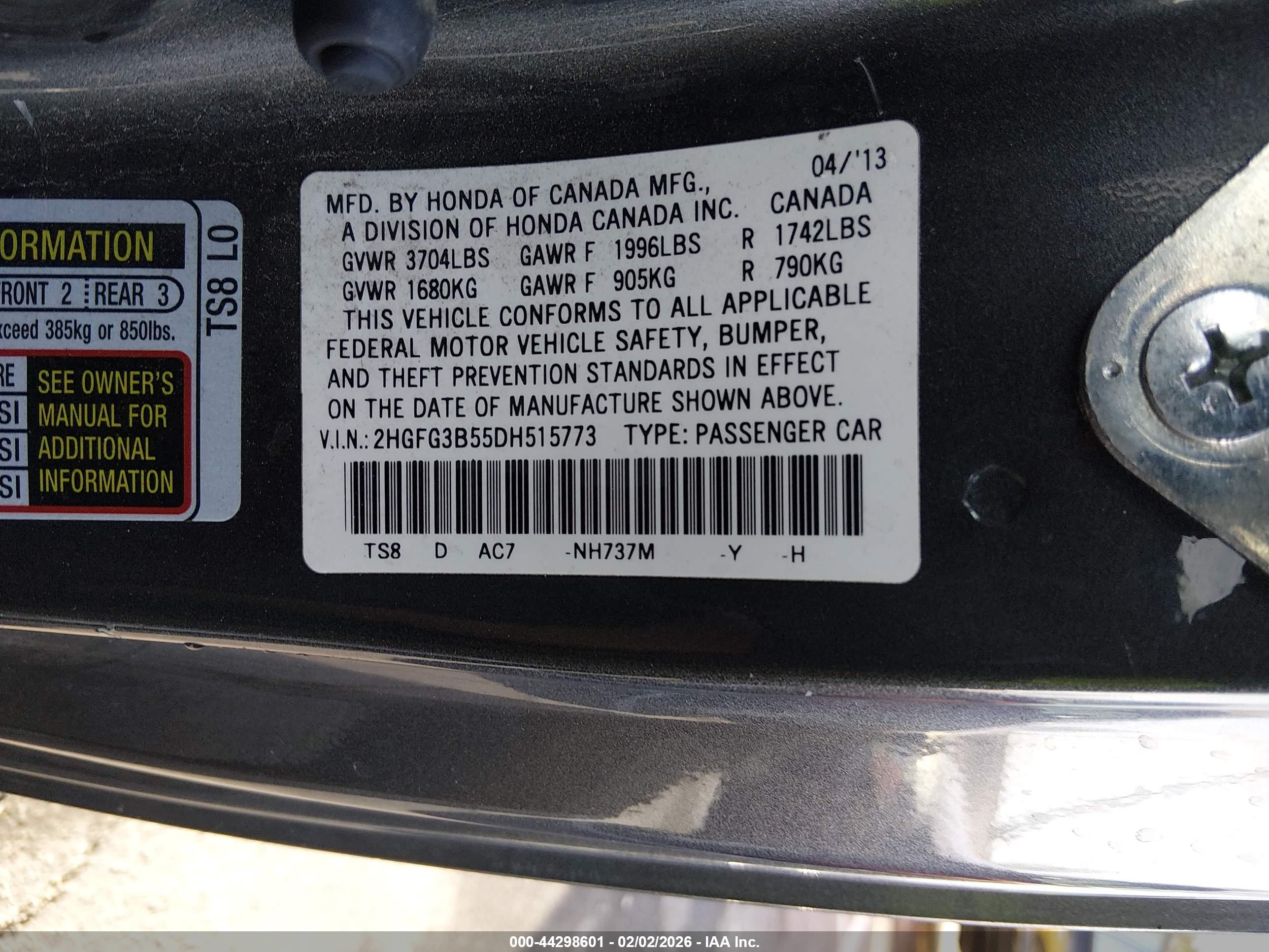 HONDA CIVIC image 9