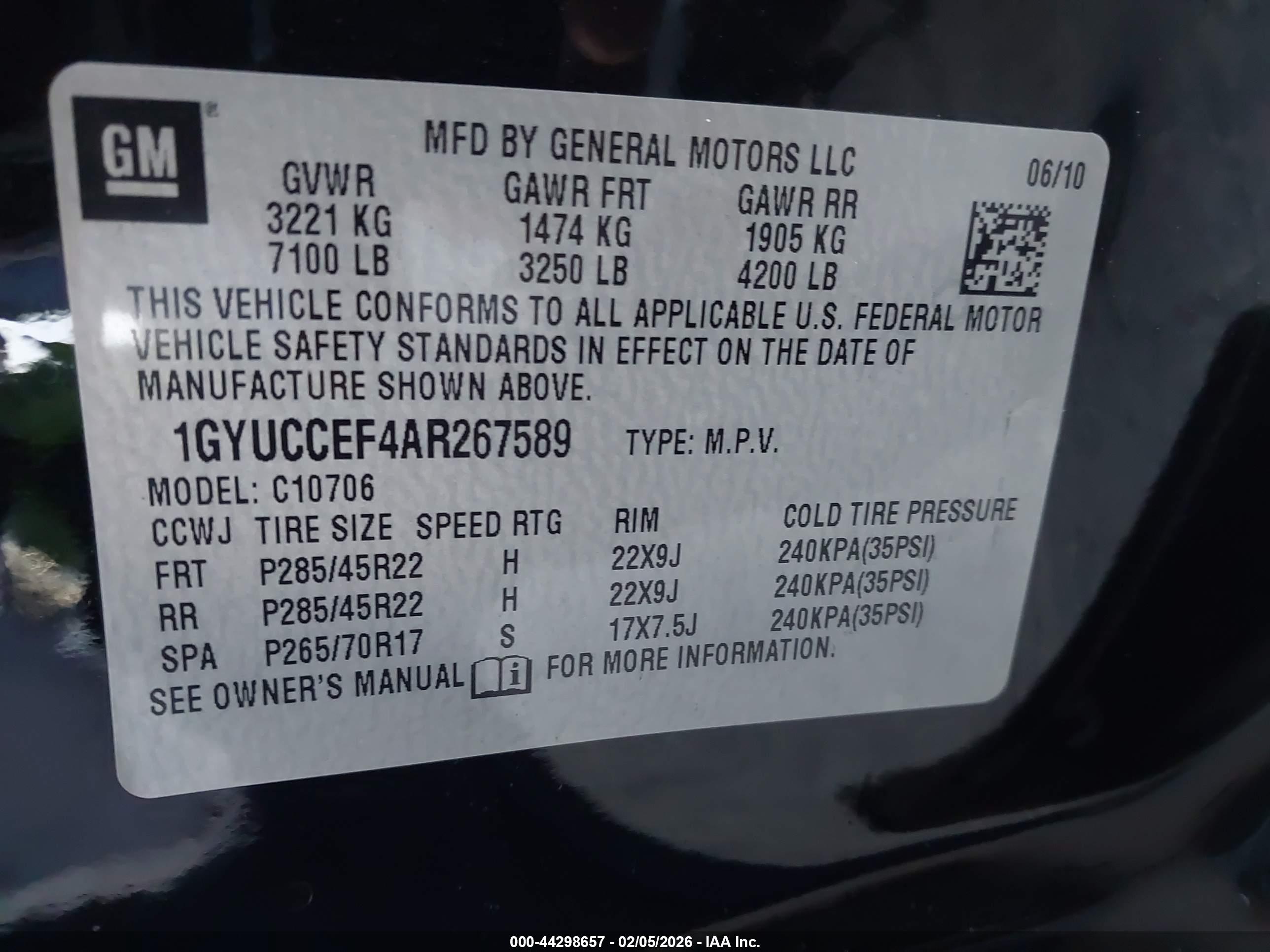 CADILLAC ESCALADE image 9