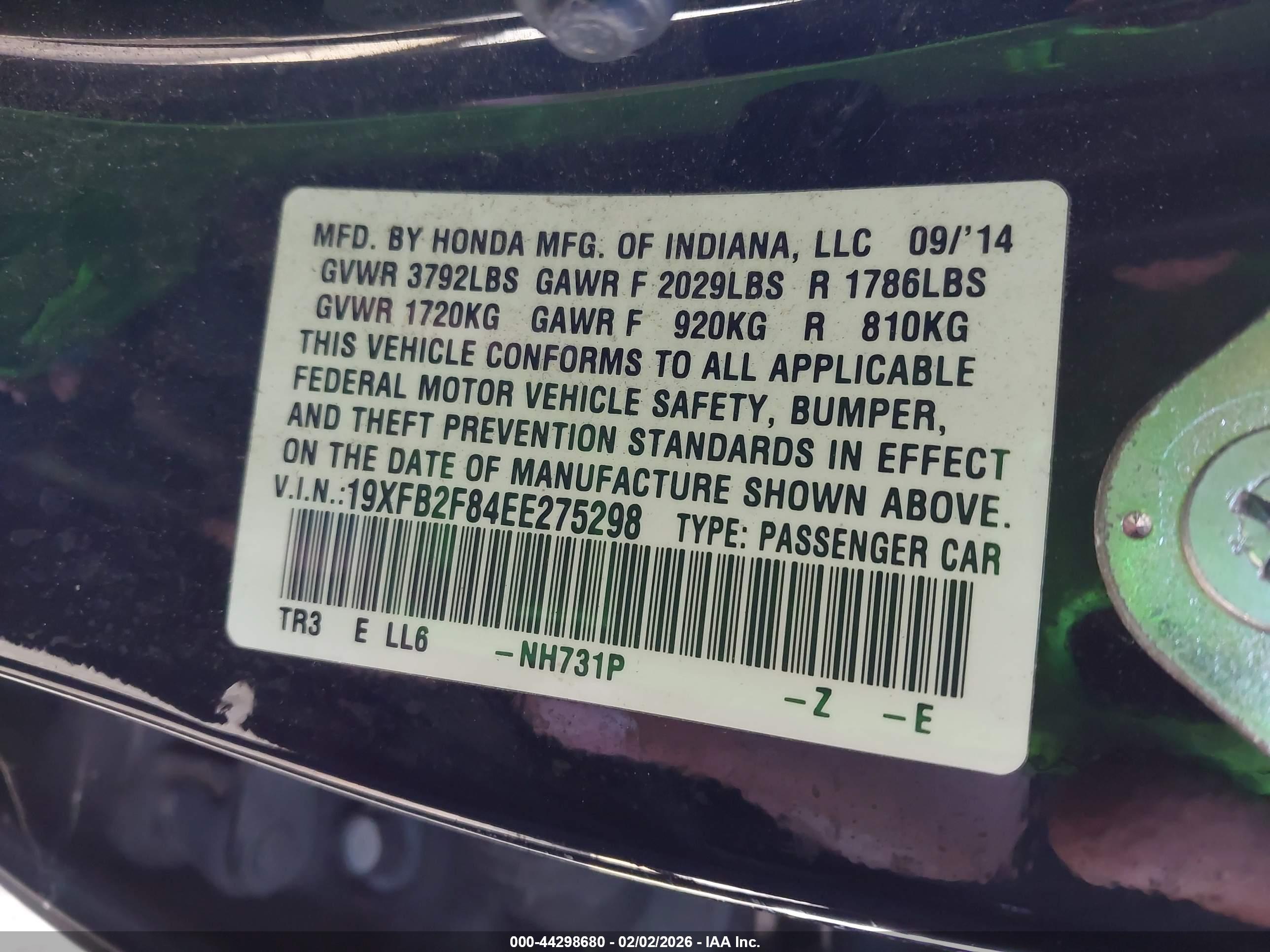 HONDA CIVIC image 9