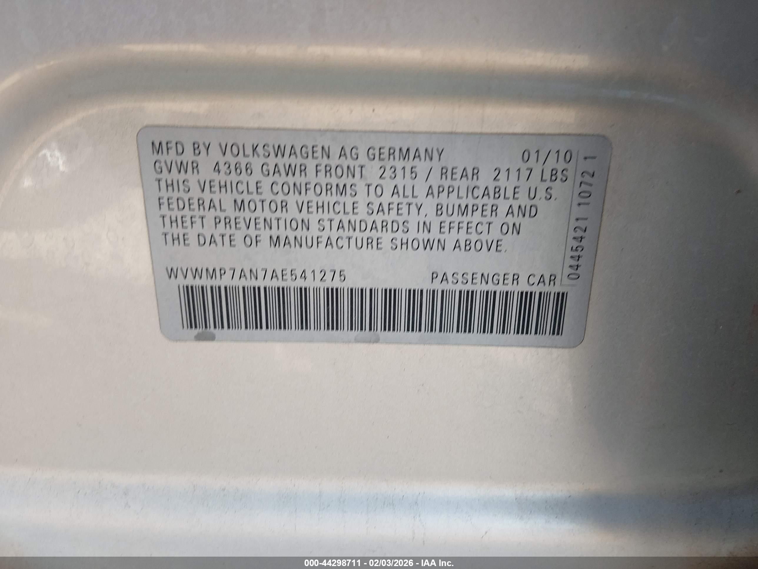VOLKSWAGEN CC image 9