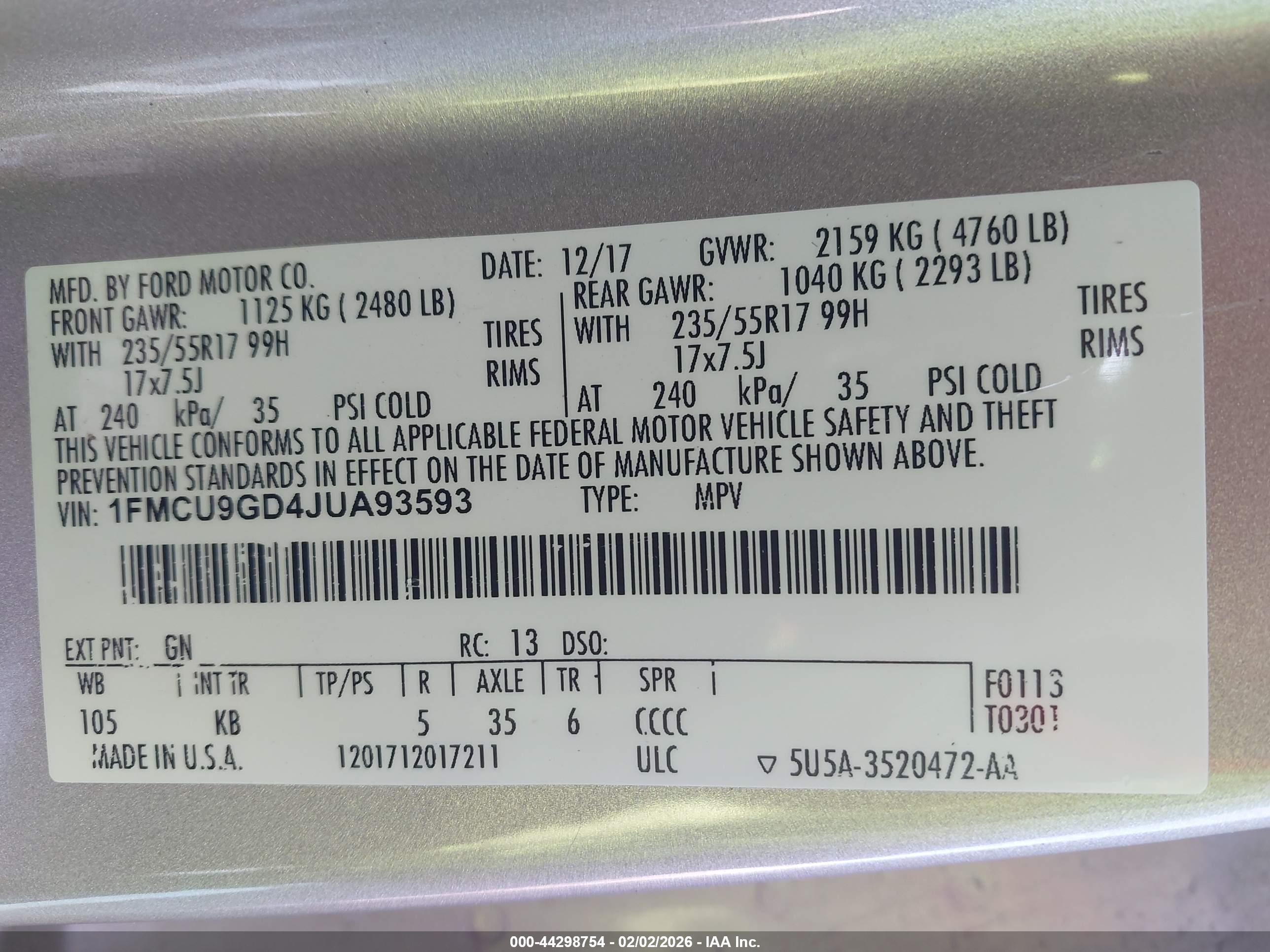 FORD ESCAPE image 9