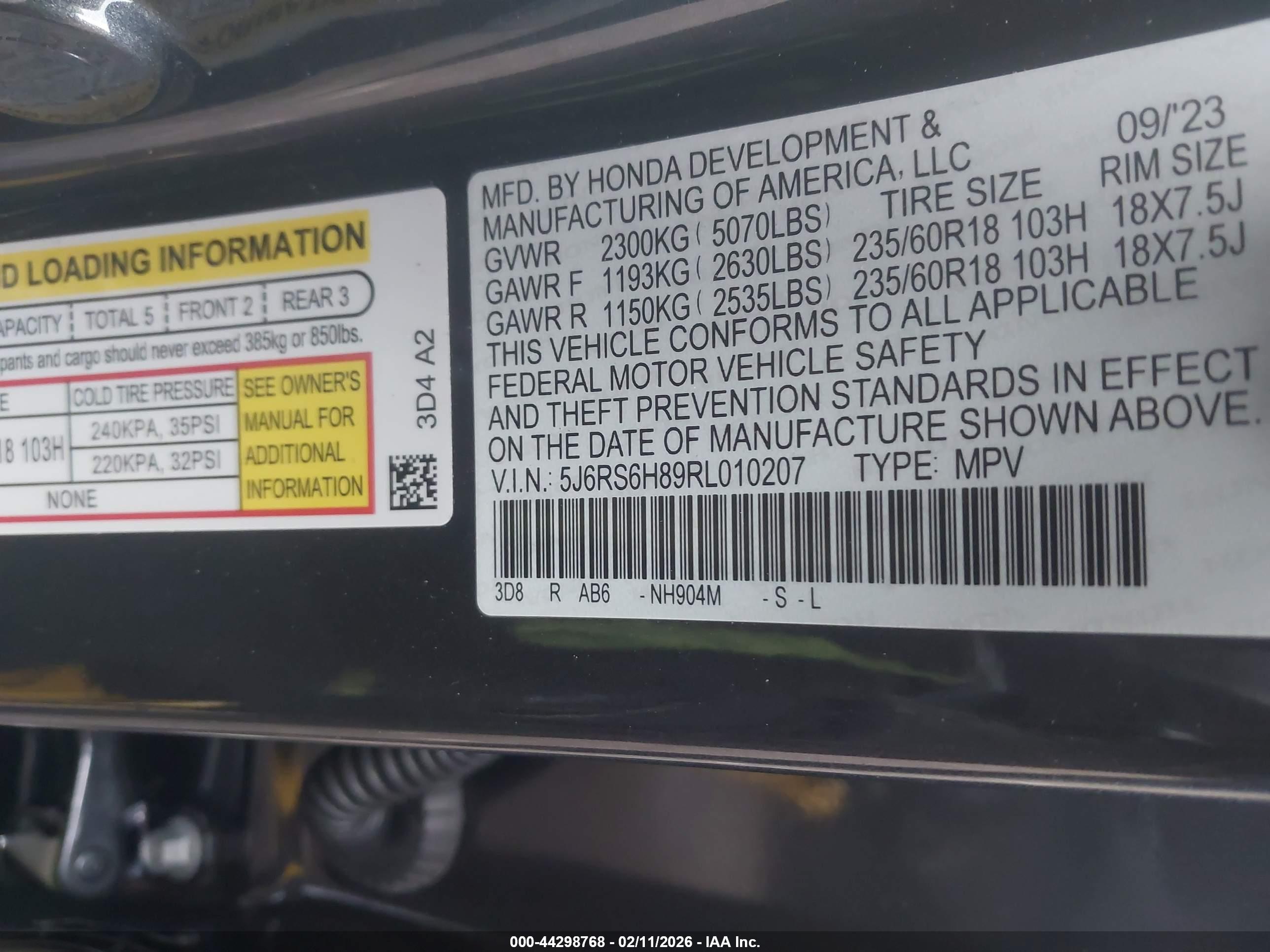 HONDA CR-V image 9