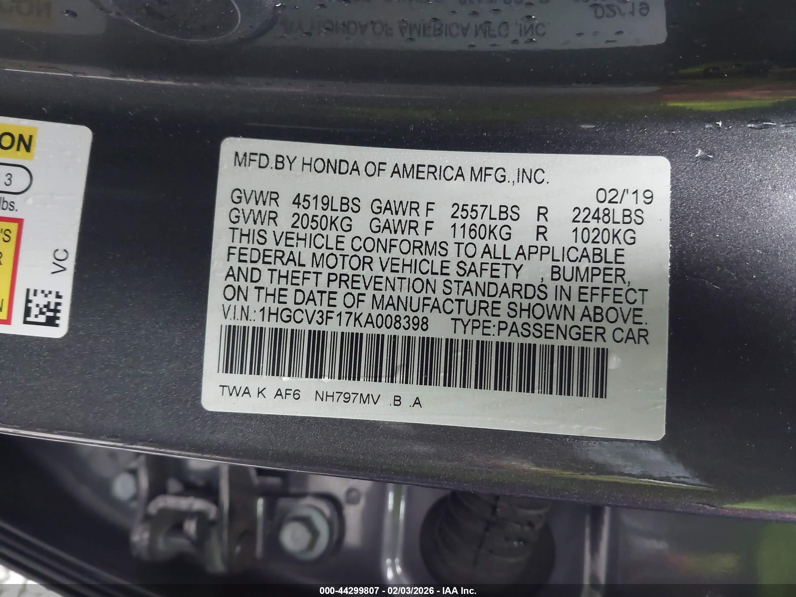 HONDA ACCORD image 9