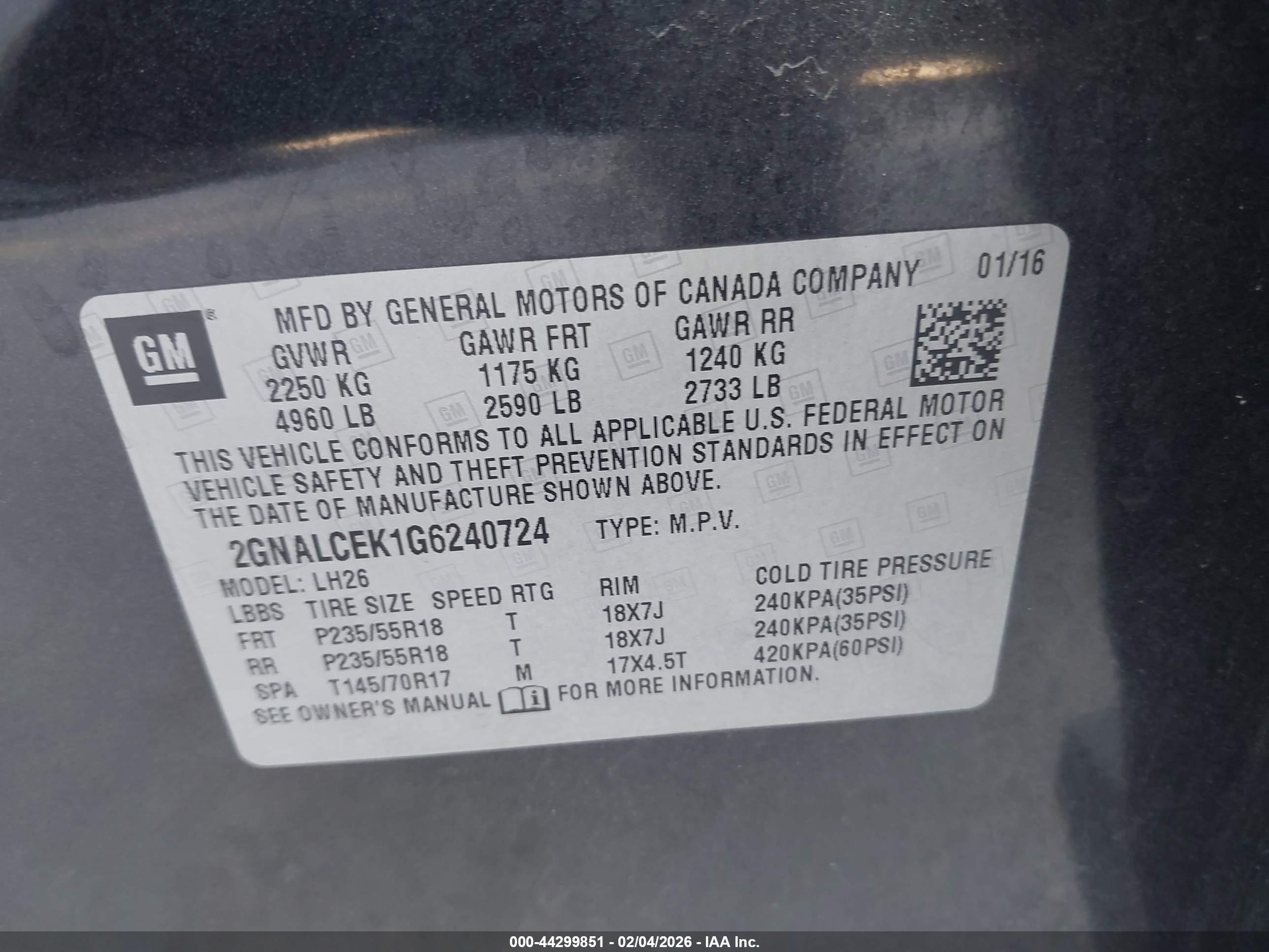 CHEVROLET EQUINOX image 9