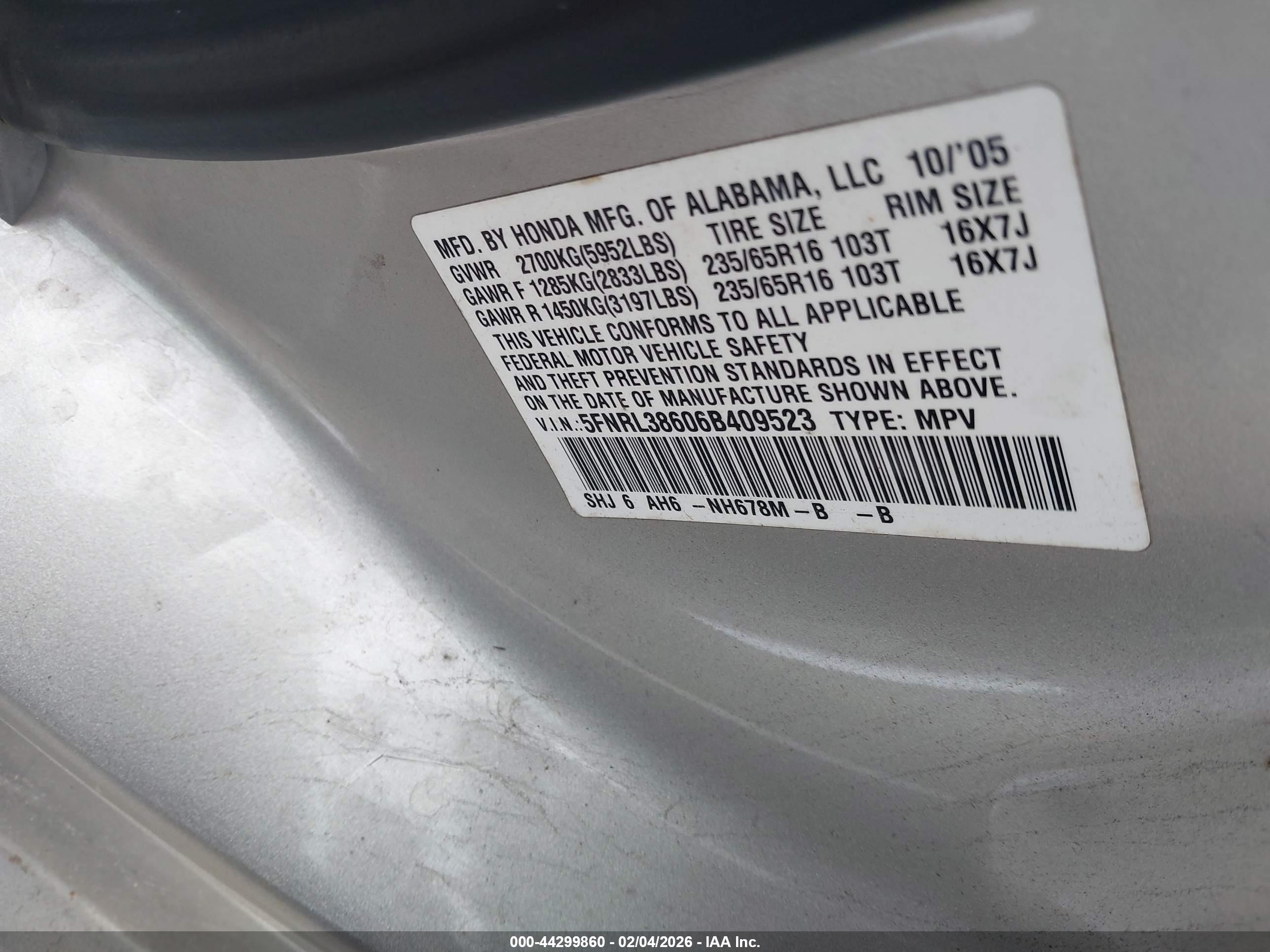 HONDA ODYSSEY image 9
