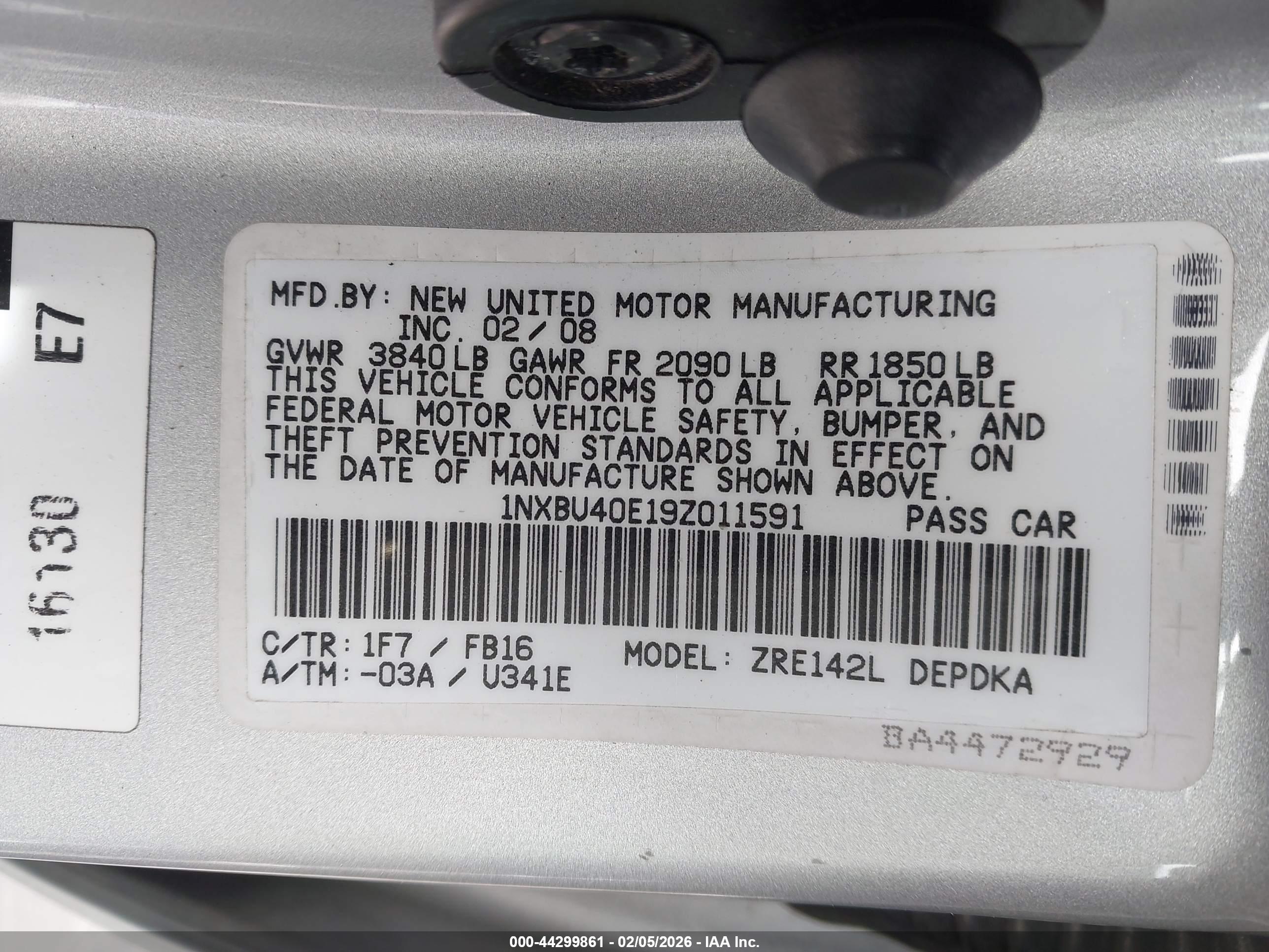 TOYOTA COROLLA image 9