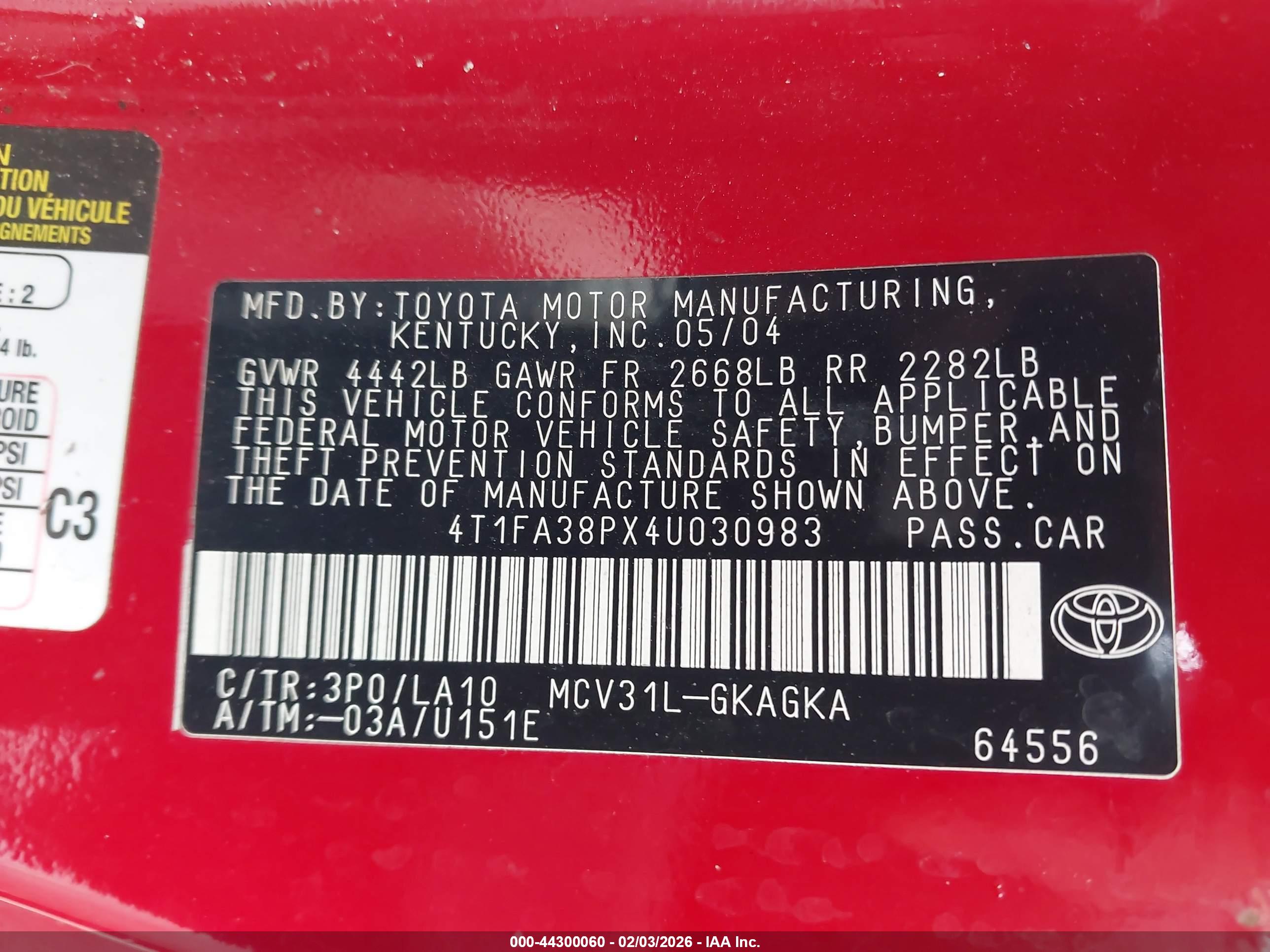 TOYOTA CAMRY image 9