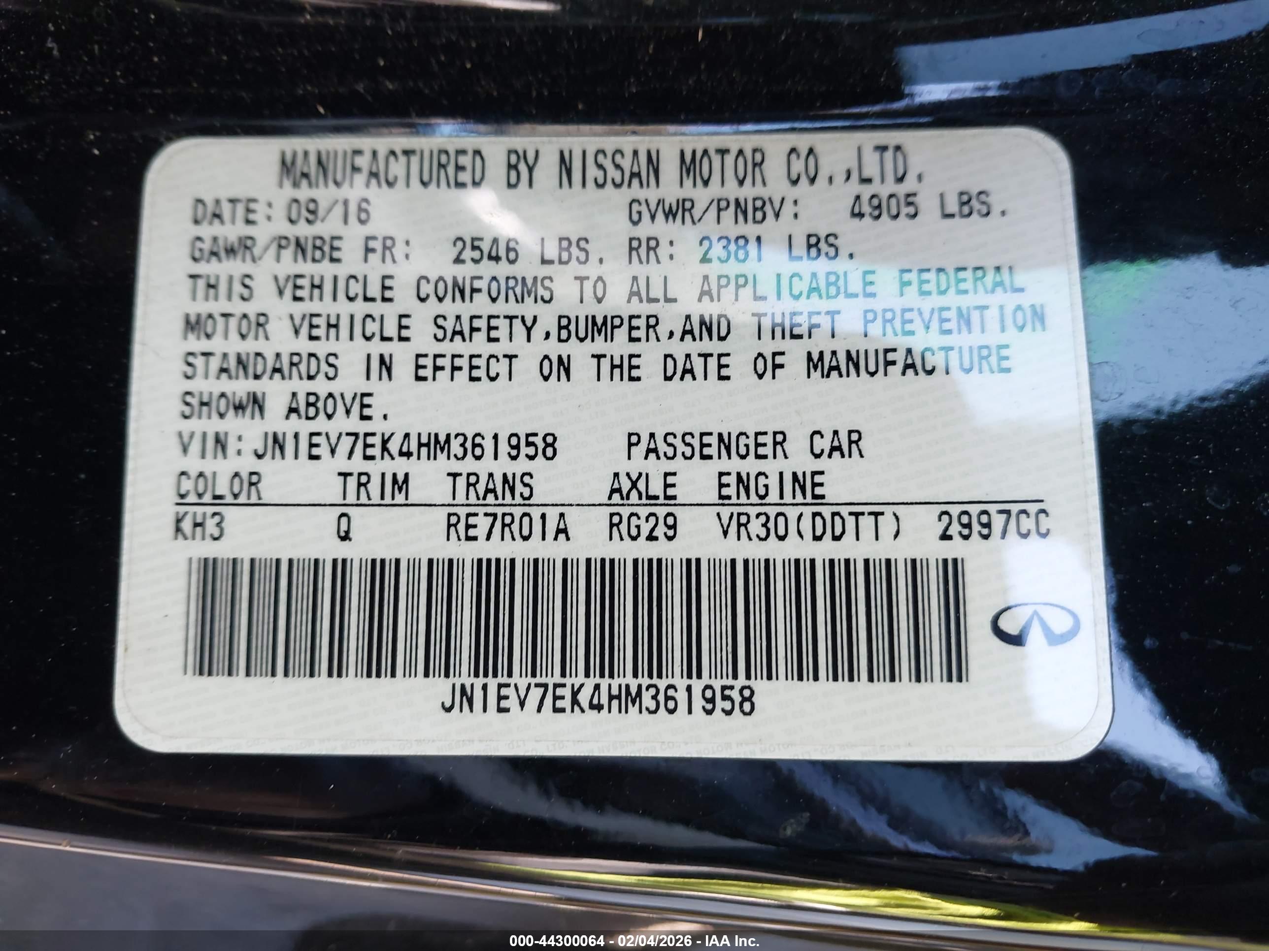 INFINITI Q60 image 9