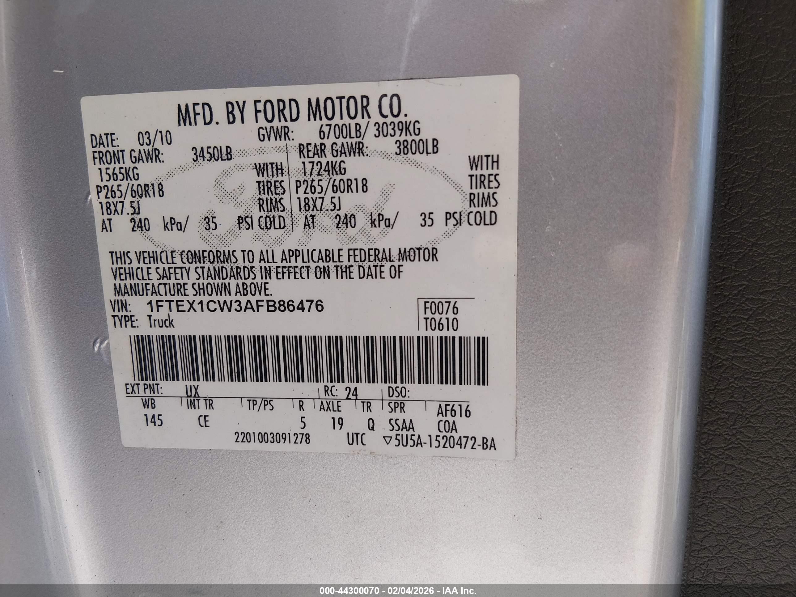 FORD F-150 image 9