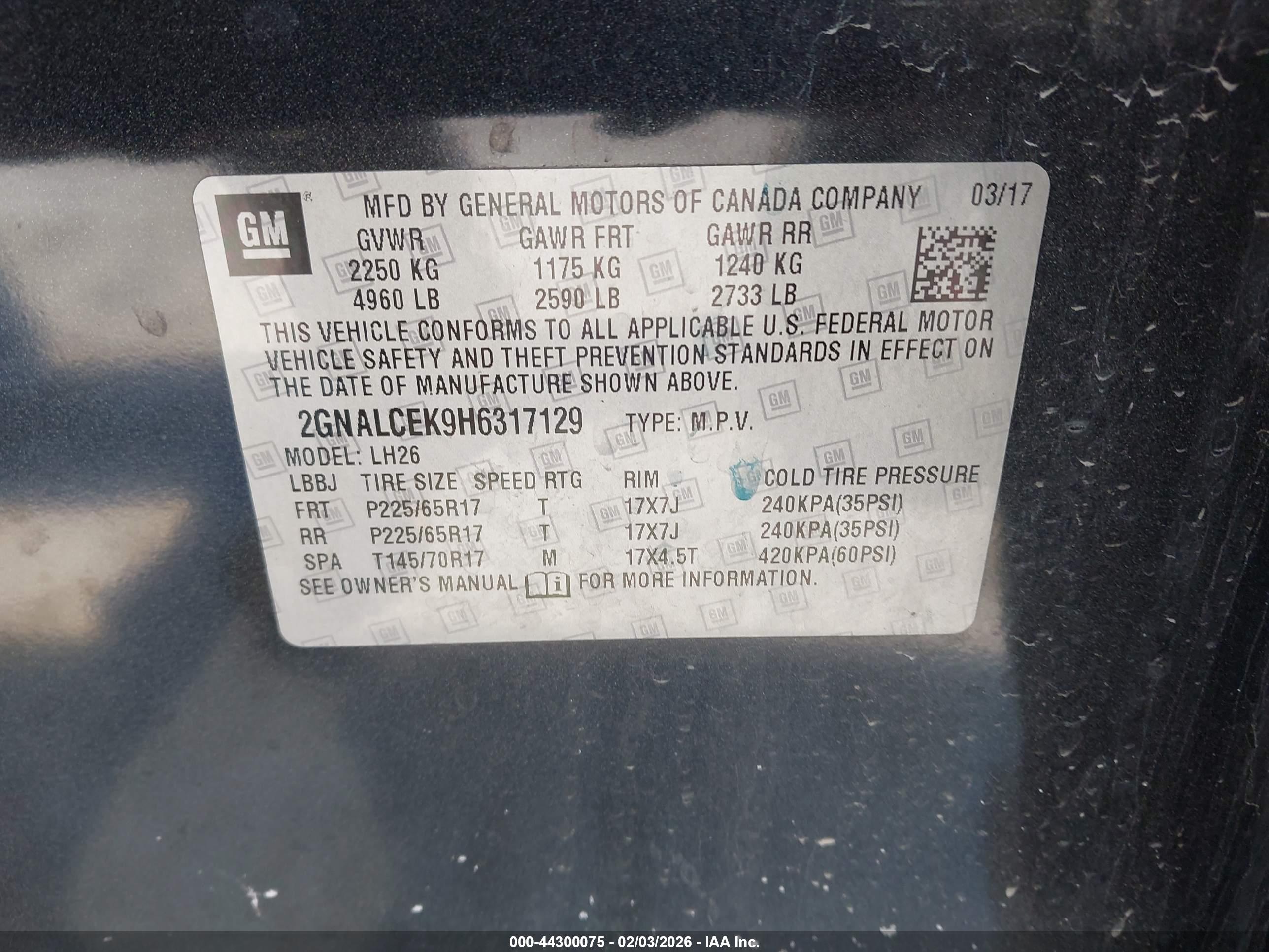 CHEVROLET EQUINOX image 9