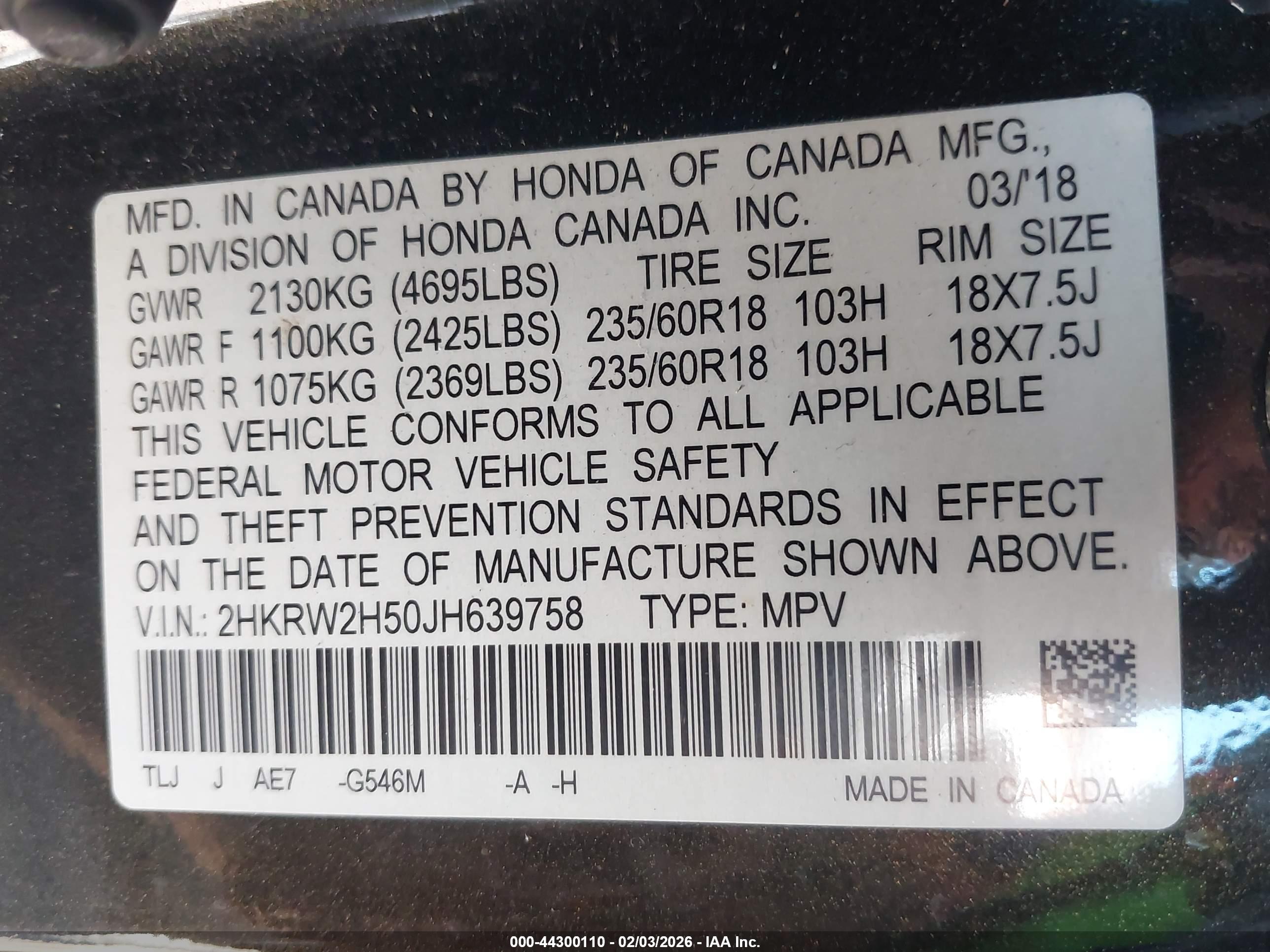 HONDA CR-V image 9