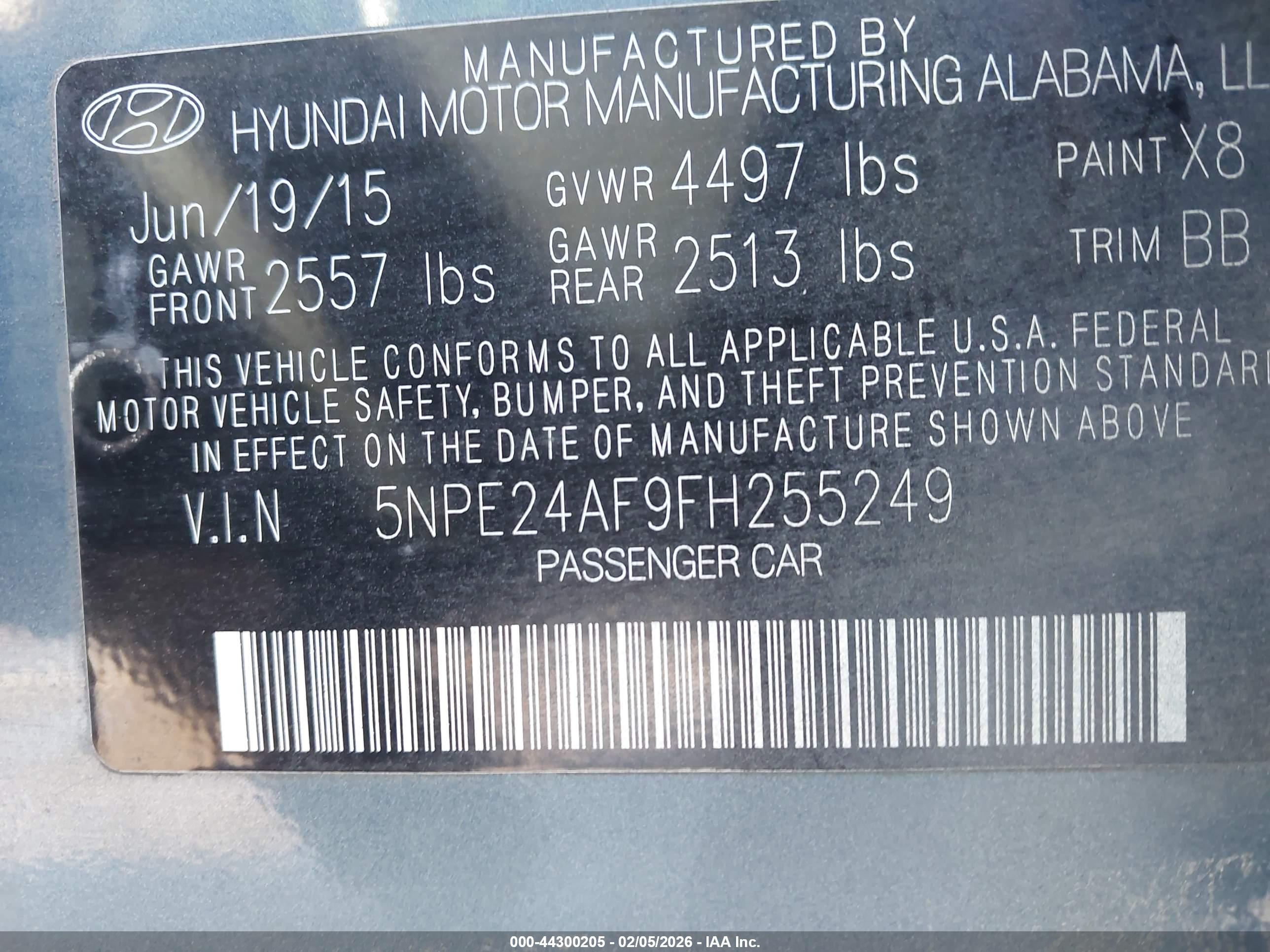 HYUNDAI SONATA image 9