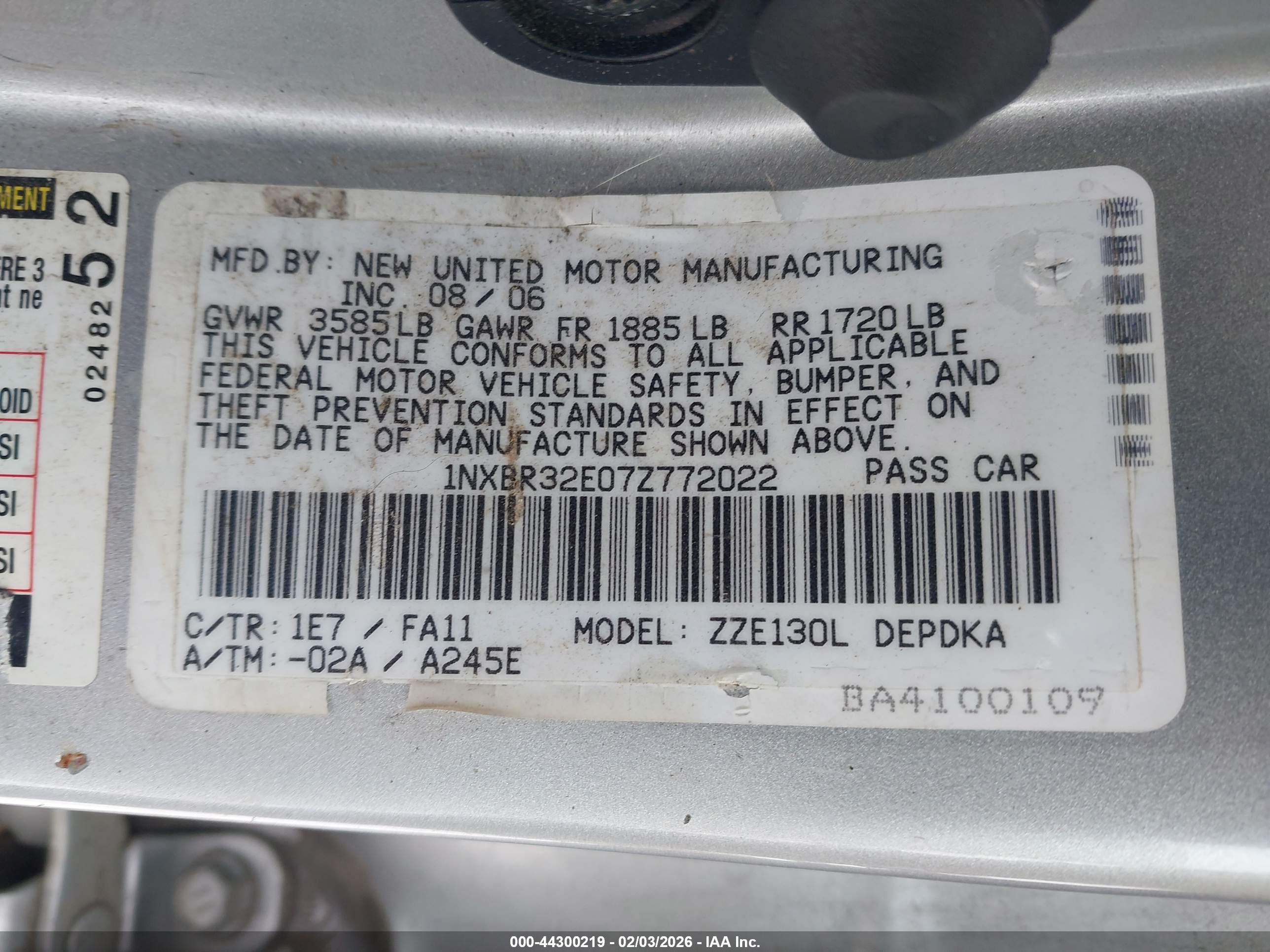 TOYOTA COROLLA image 9