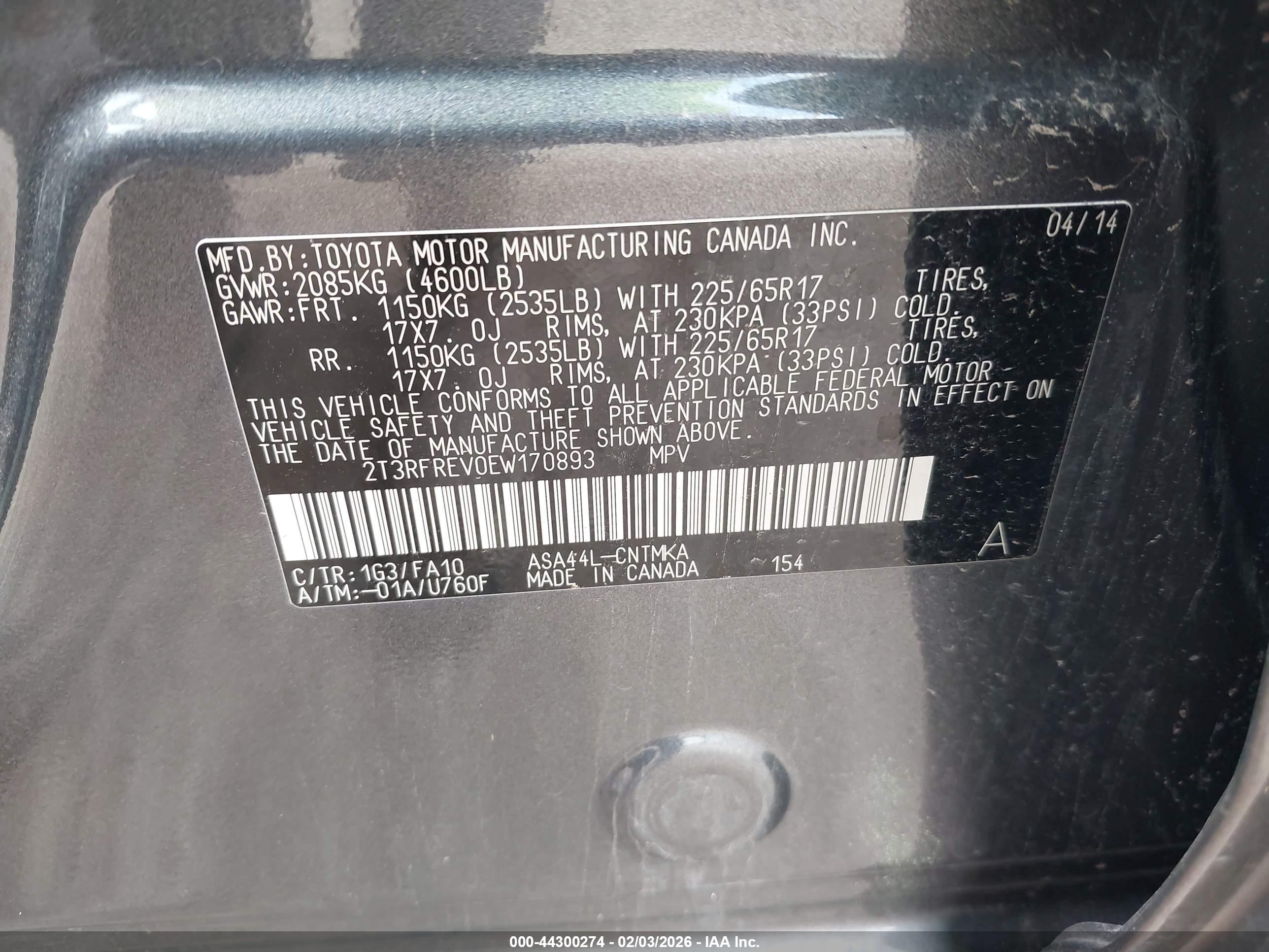 TOYOTA RAV4 image 9