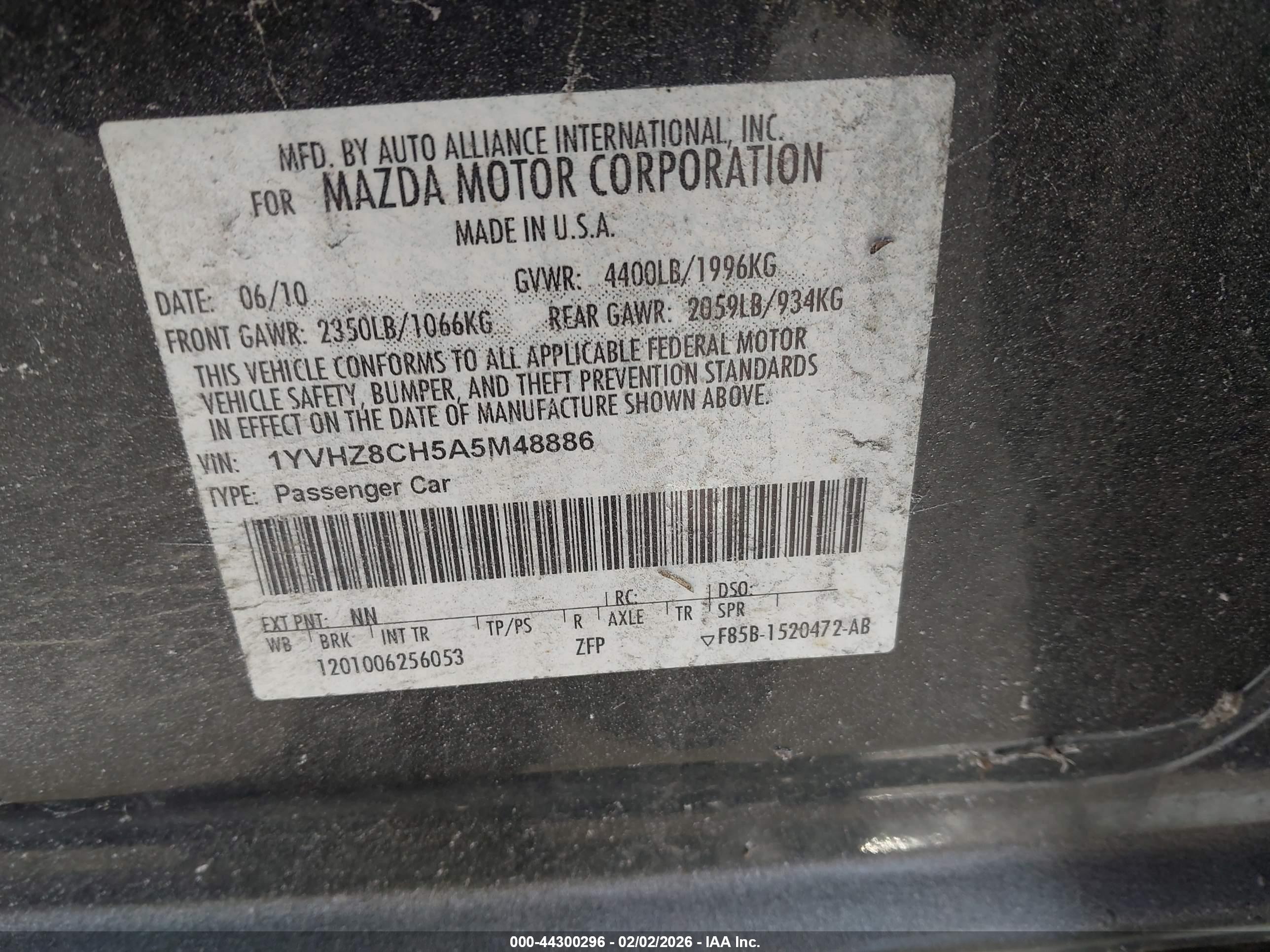 MAZDA MAZDA6 image 9