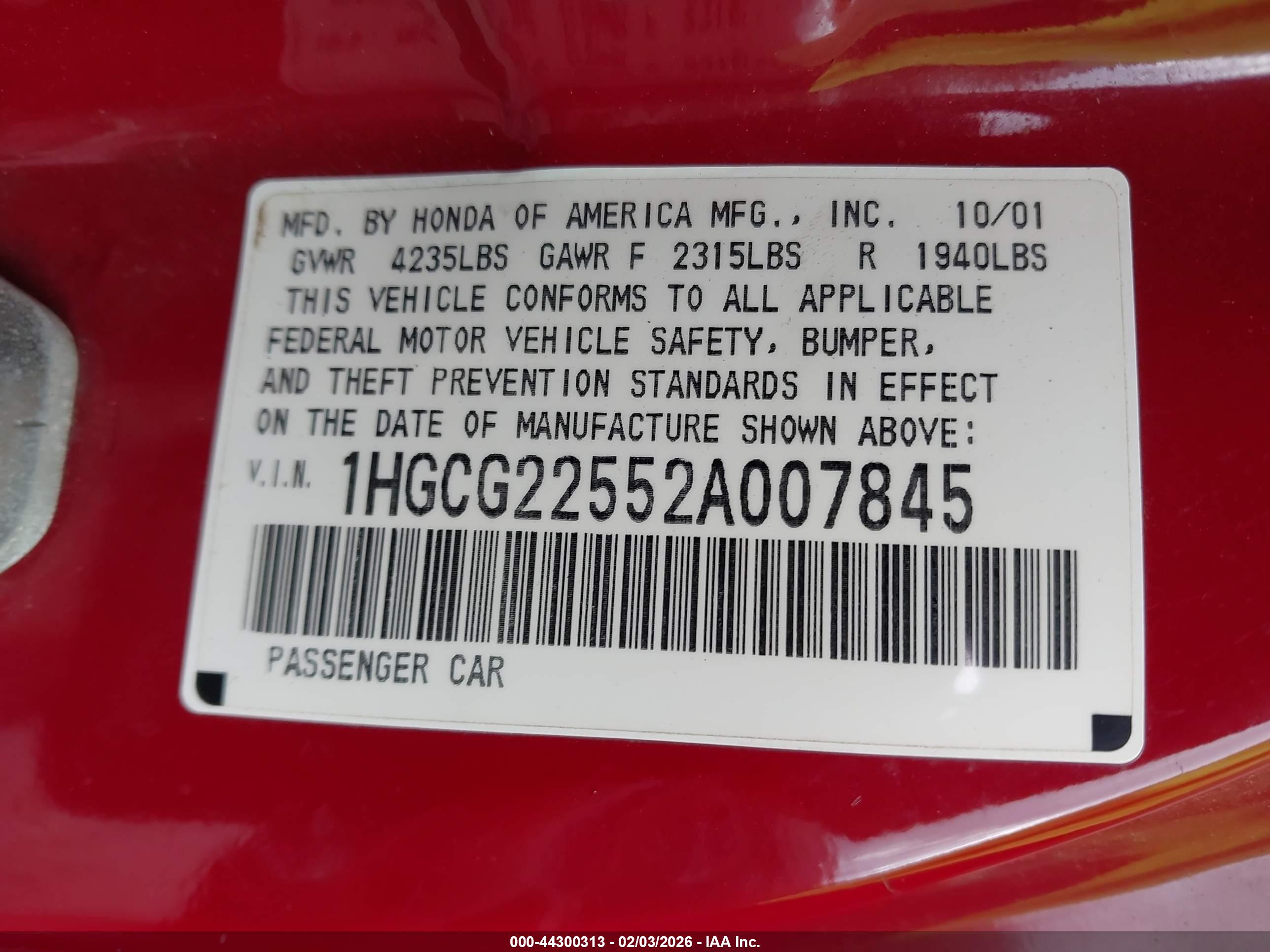 HONDA ACCORD image 9