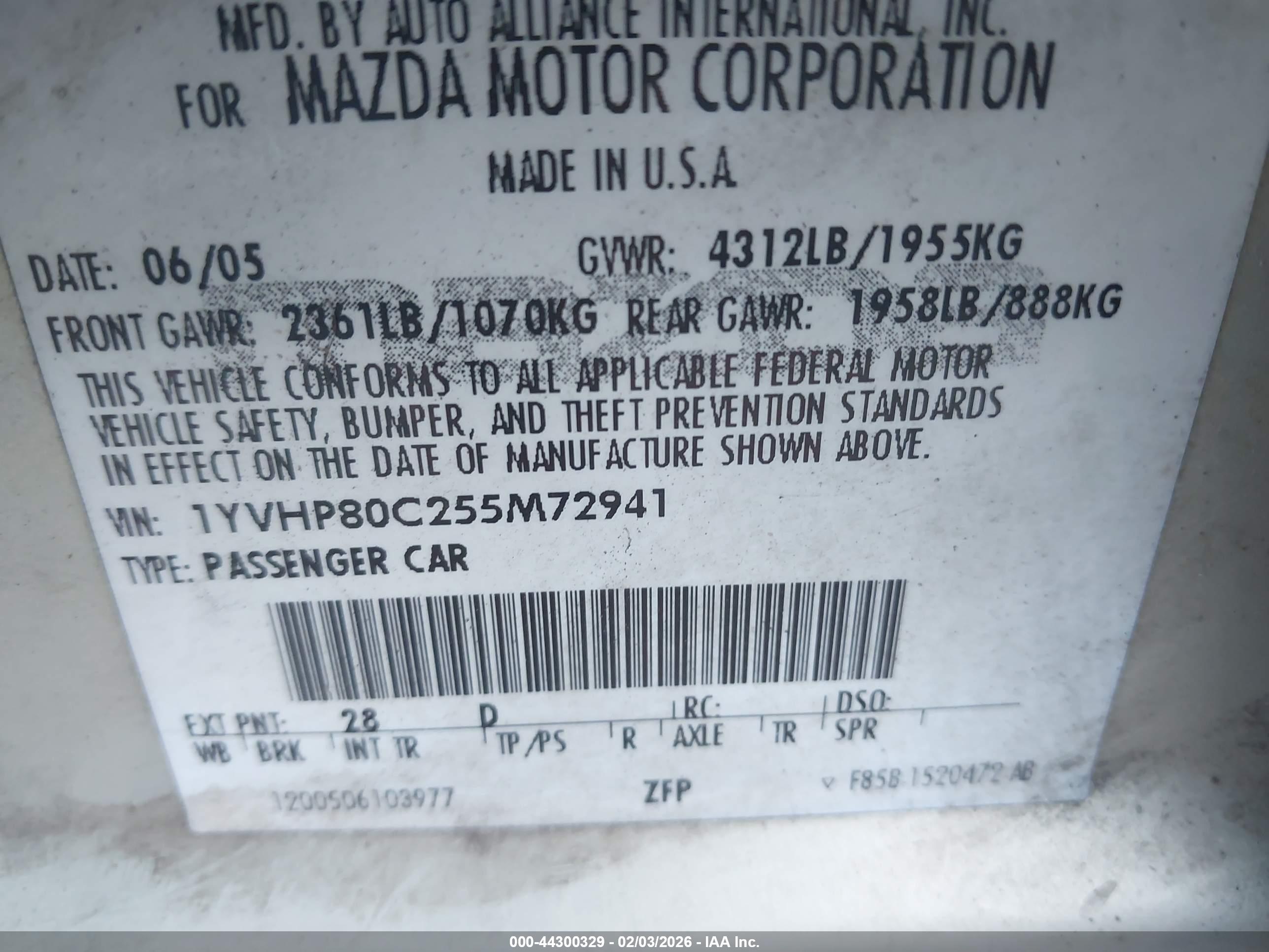 MAZDA MAZDA6 image 9