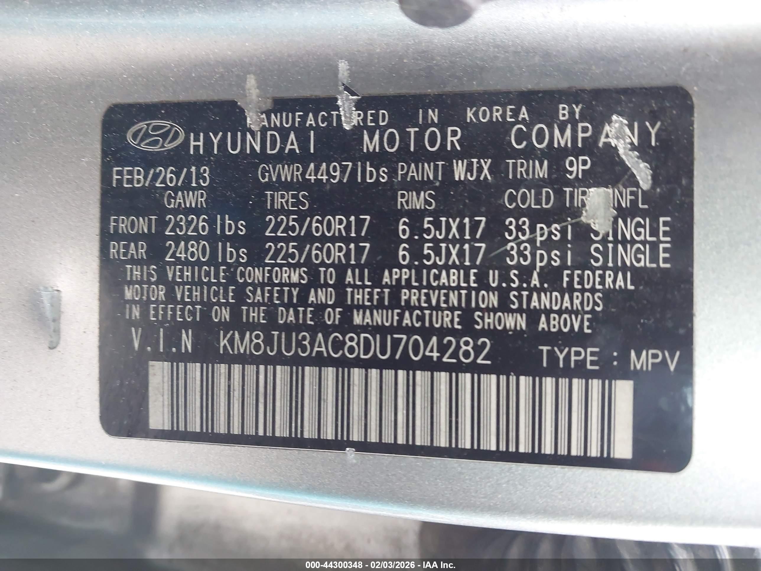 HYUNDAI TUCSON image 9