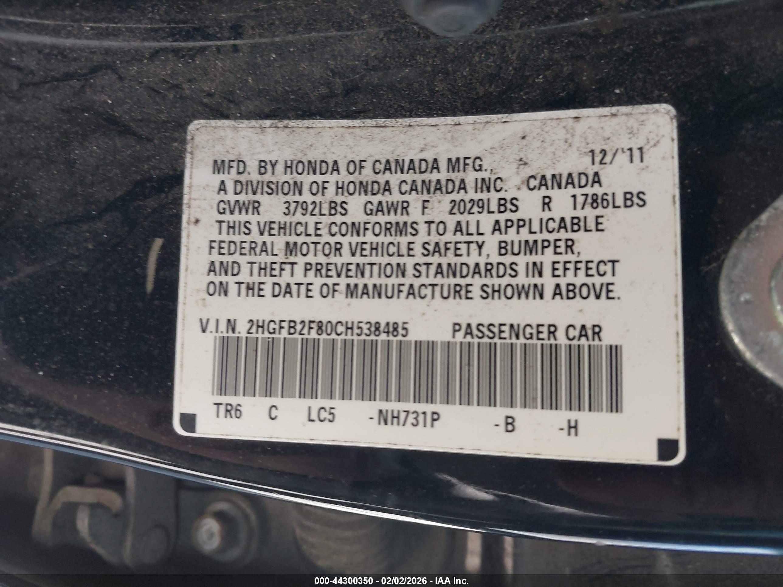 HONDA CIVIC image 9