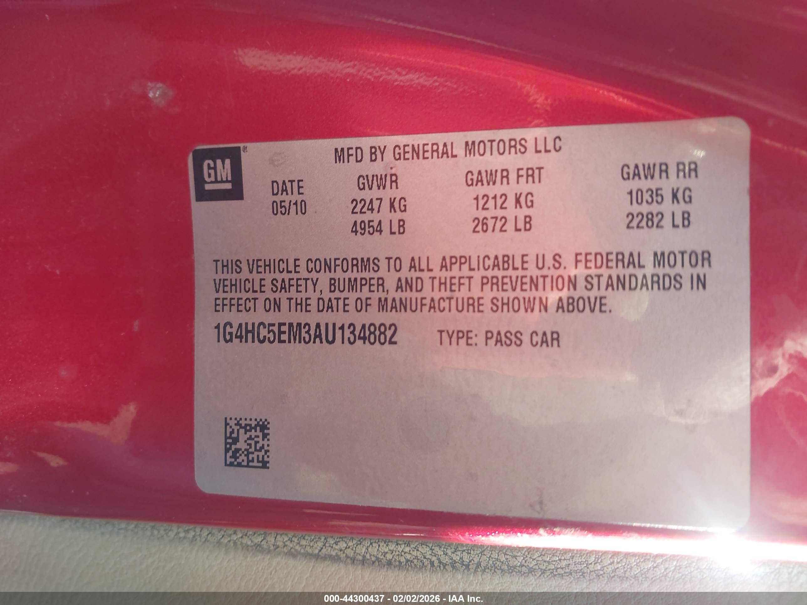 BUICK LUCERNE image 9