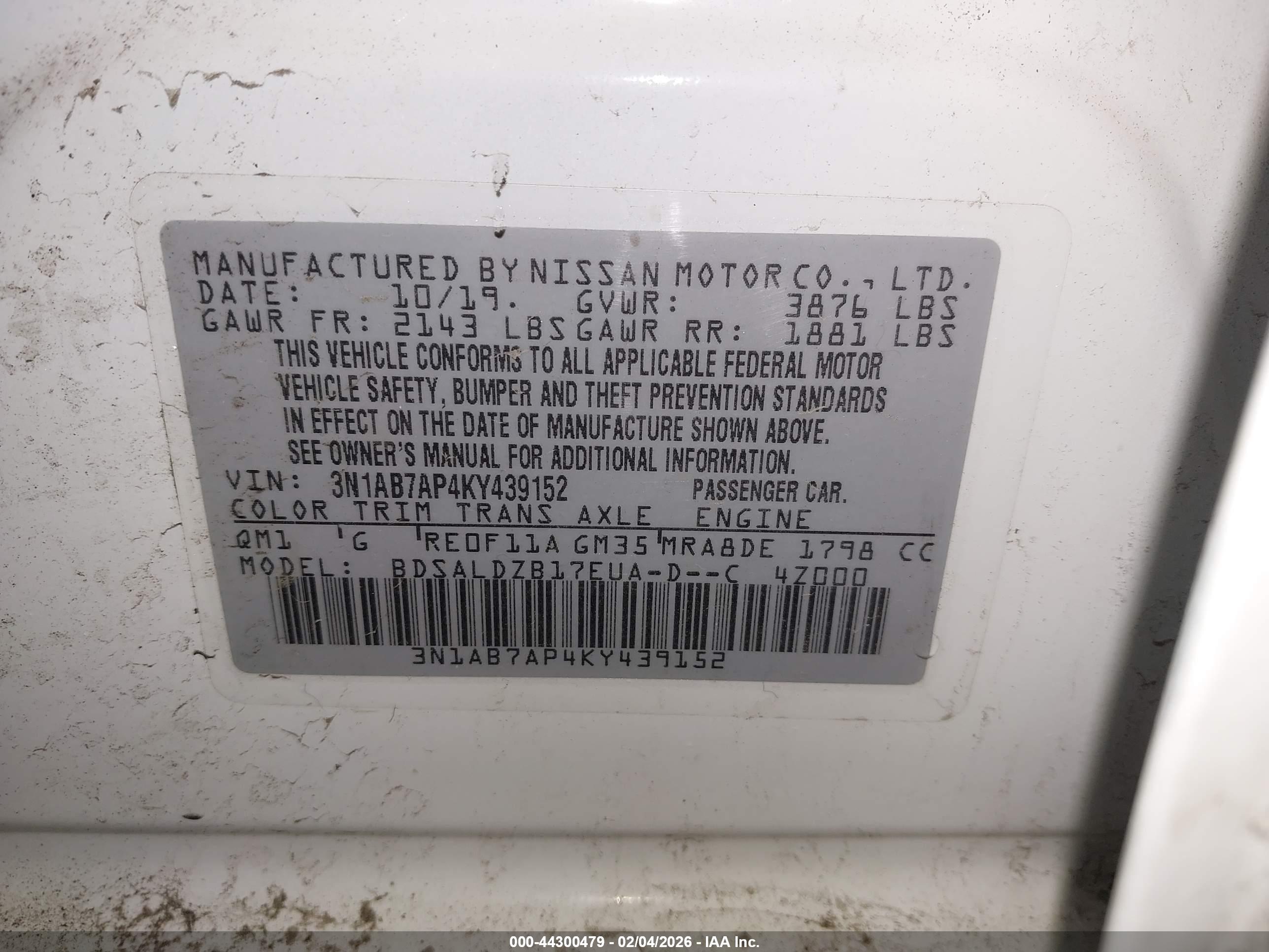 NISSAN SENTRA image 9