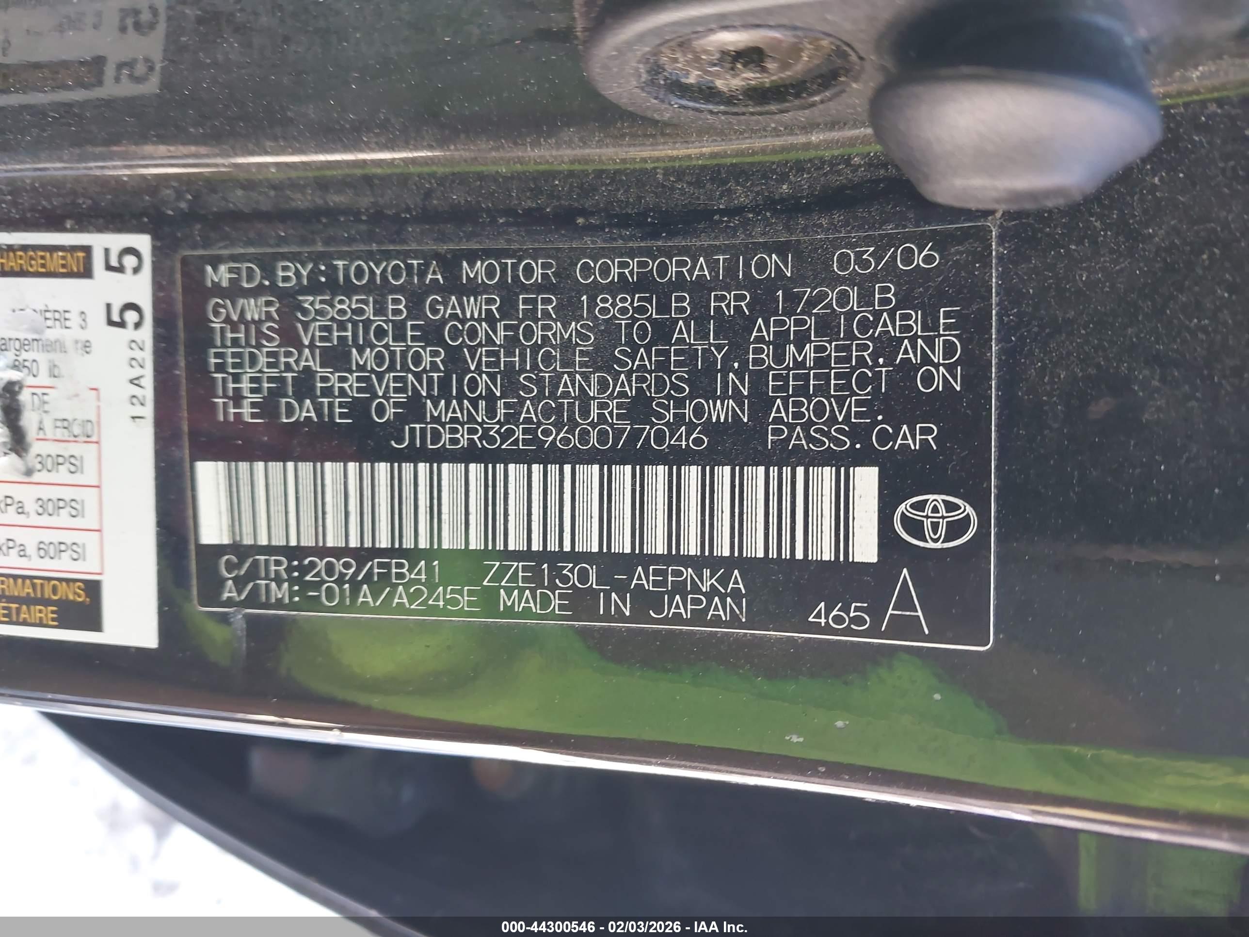 TOYOTA COROLLA image 9