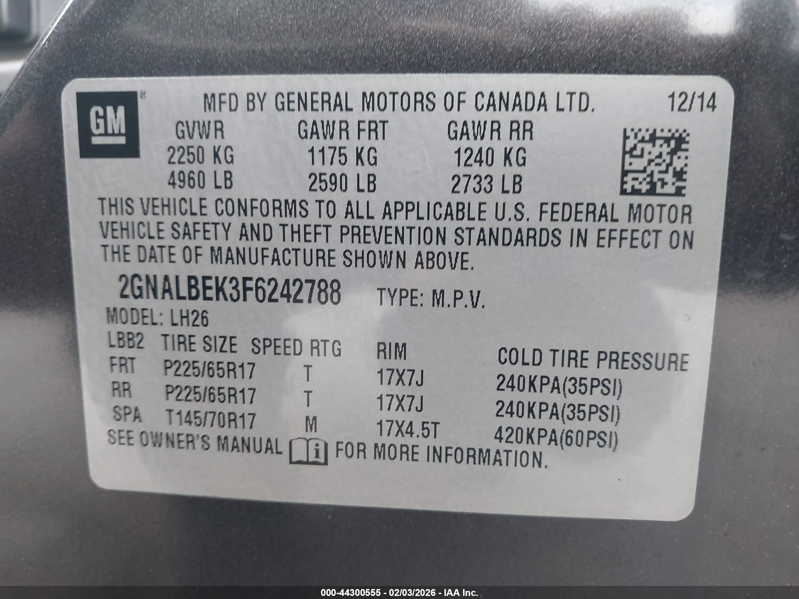 CHEVROLET EQUINOX image 9