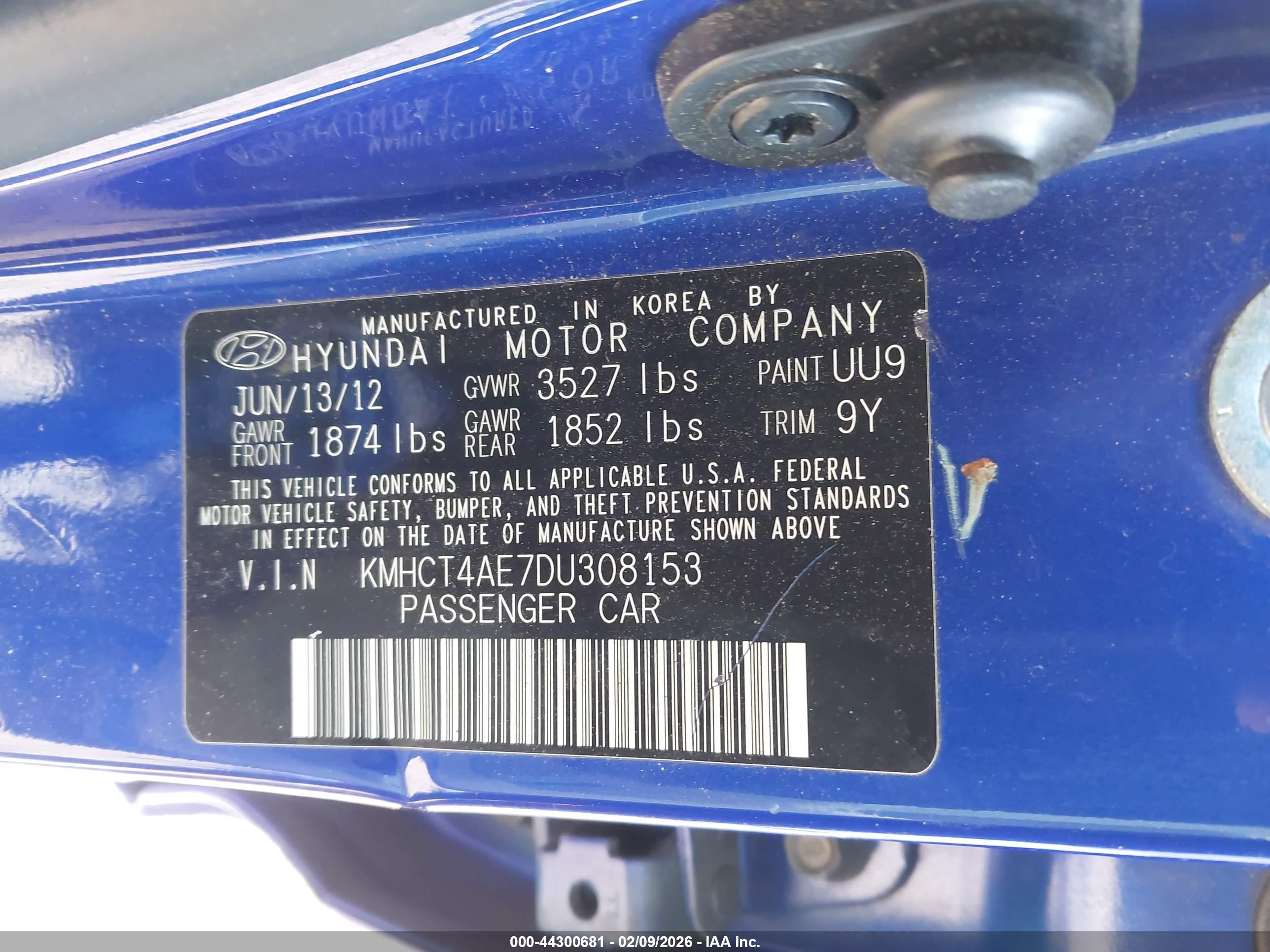 HYUNDAI ACCENT image 9