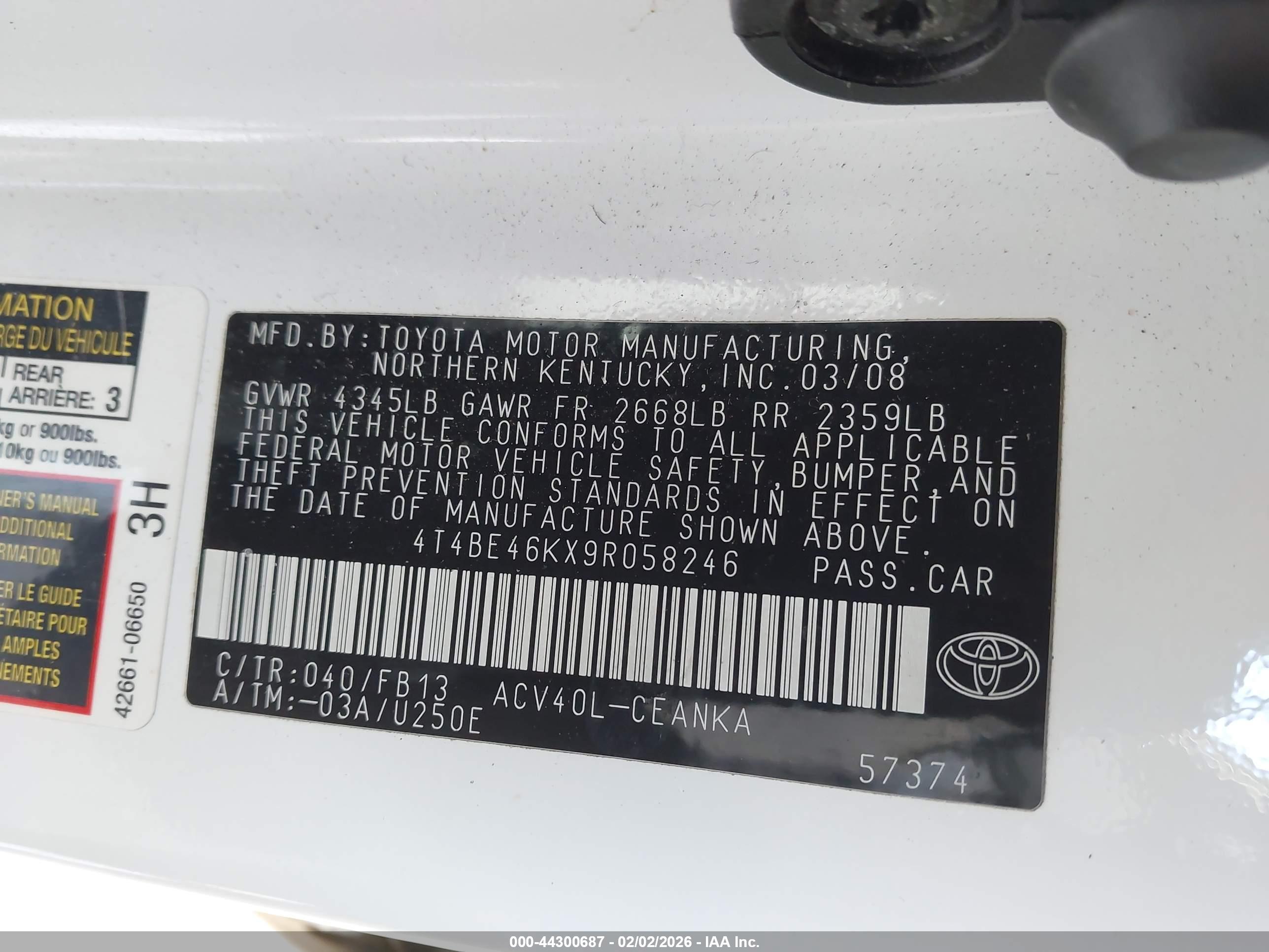 TOYOTA CAMRY image 9